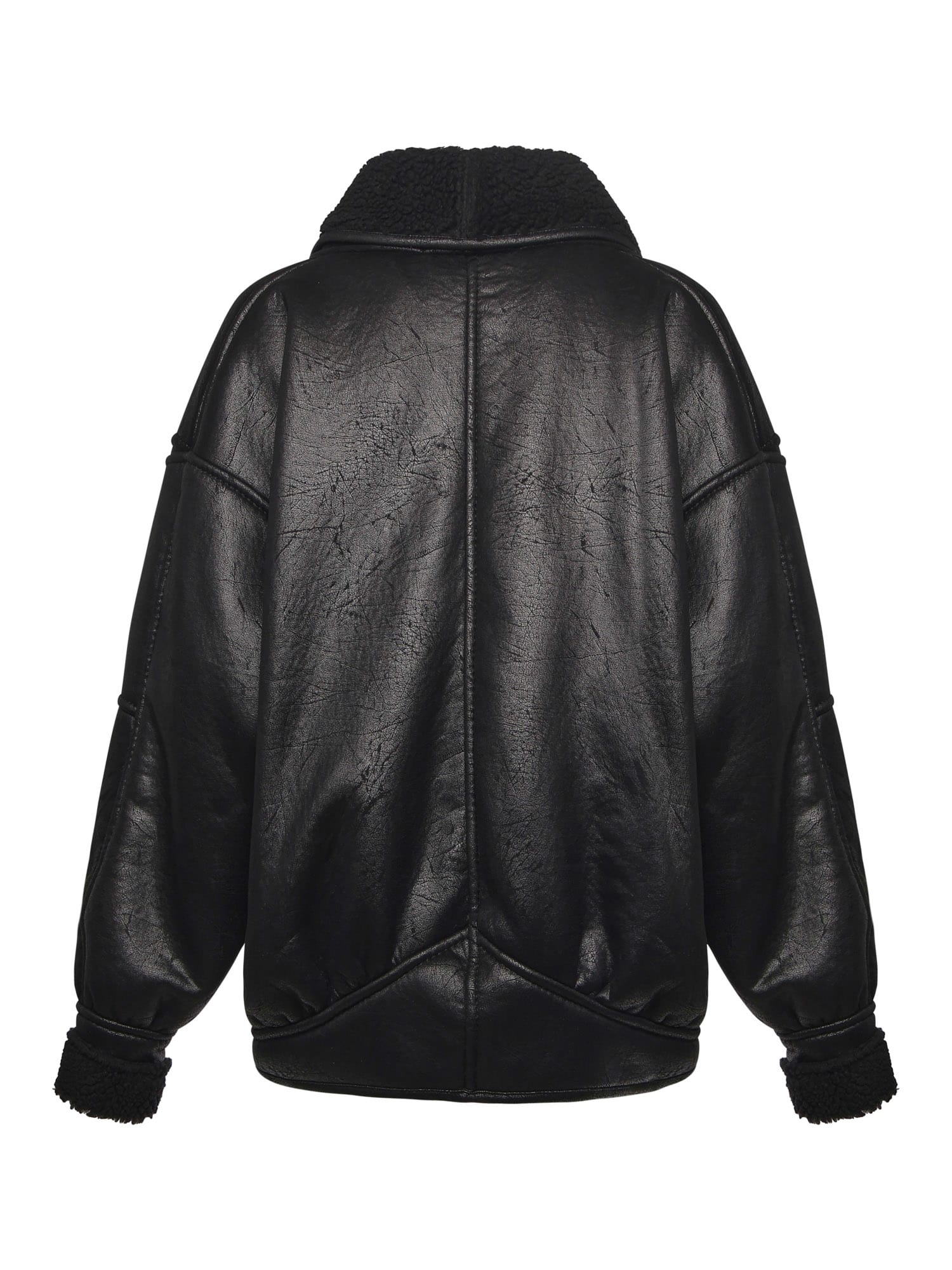 Nineminutes The Classic Shearling Faux Shearling In Black