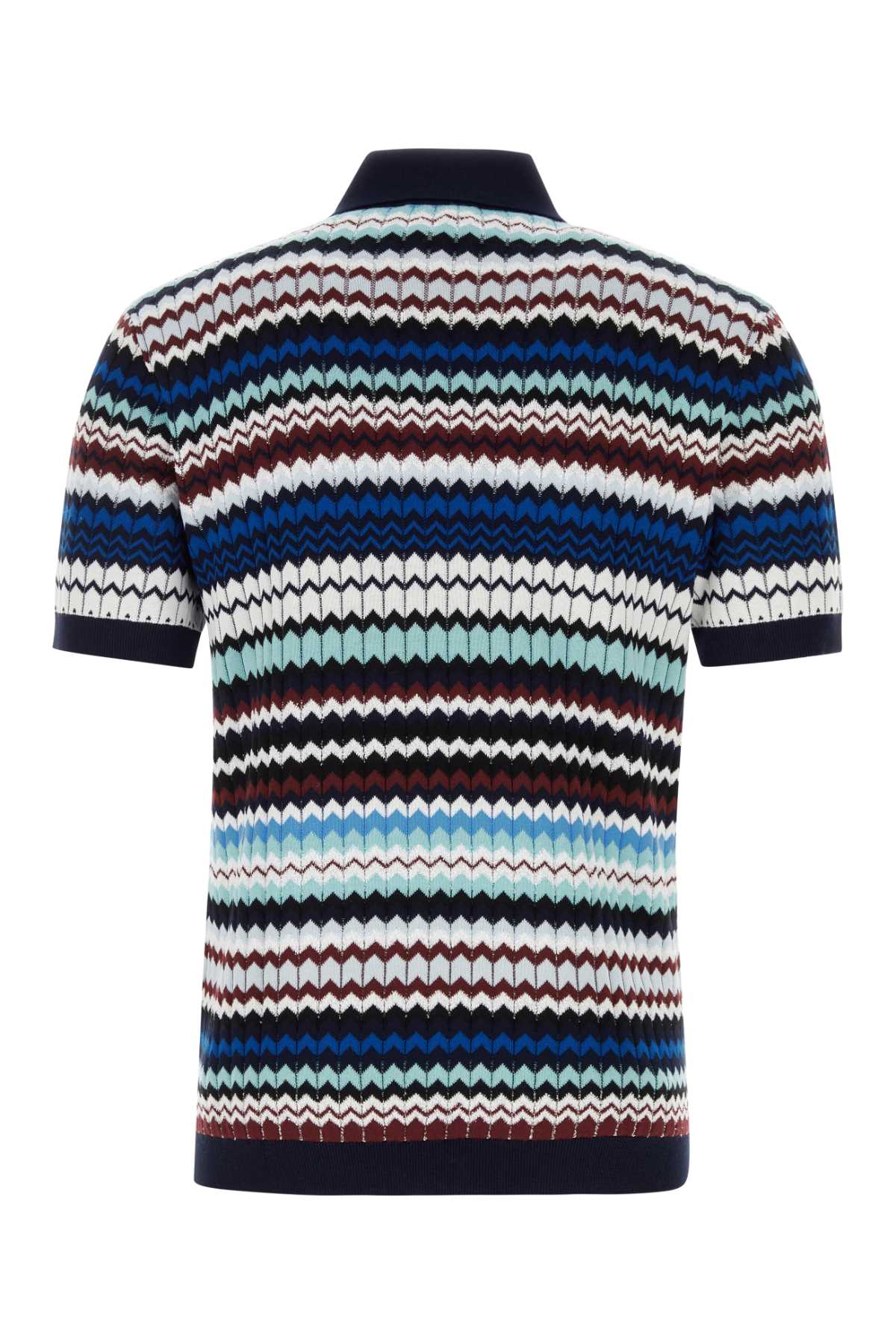 Missoni Embroidered Cotton Polo Shirt In S72ey