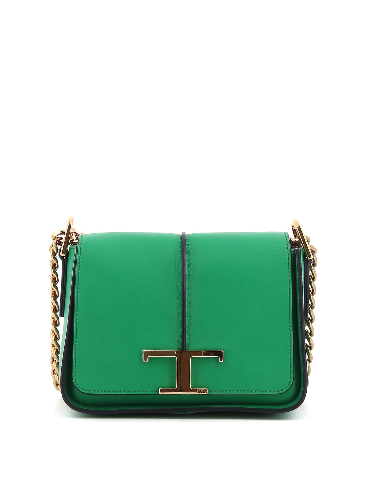 Tod's Borsa A Tracolla Timeless In Pelle Mini - Verde Xbwtsac0100qmiv023