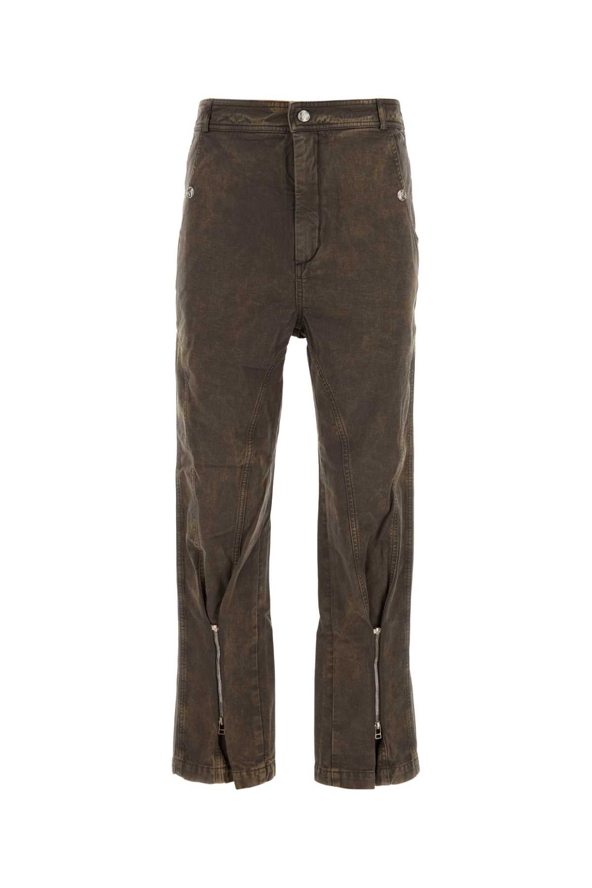 Brown Cotton Pant