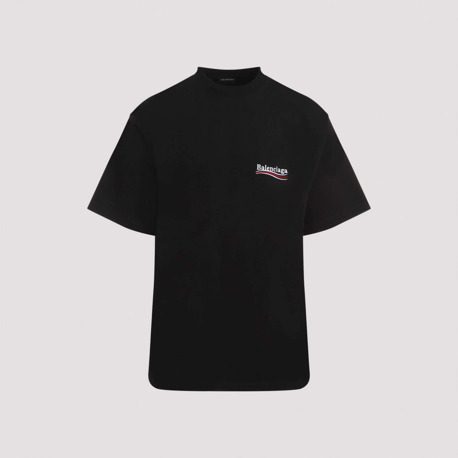 Balenciaga Political Campaign T-shirt In Black