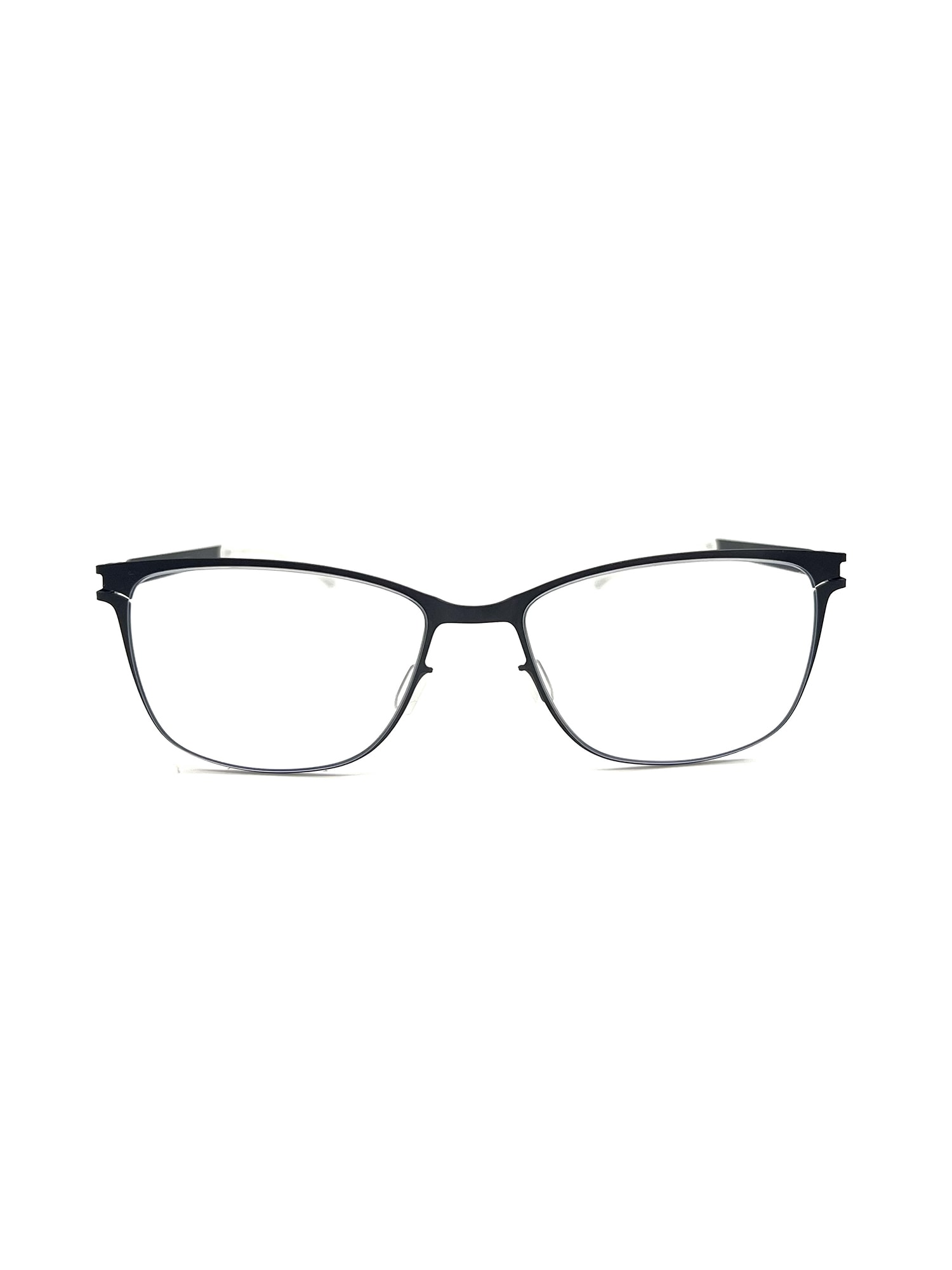 Mykita Stacee Rectangular Frame Glasses In Blackberry