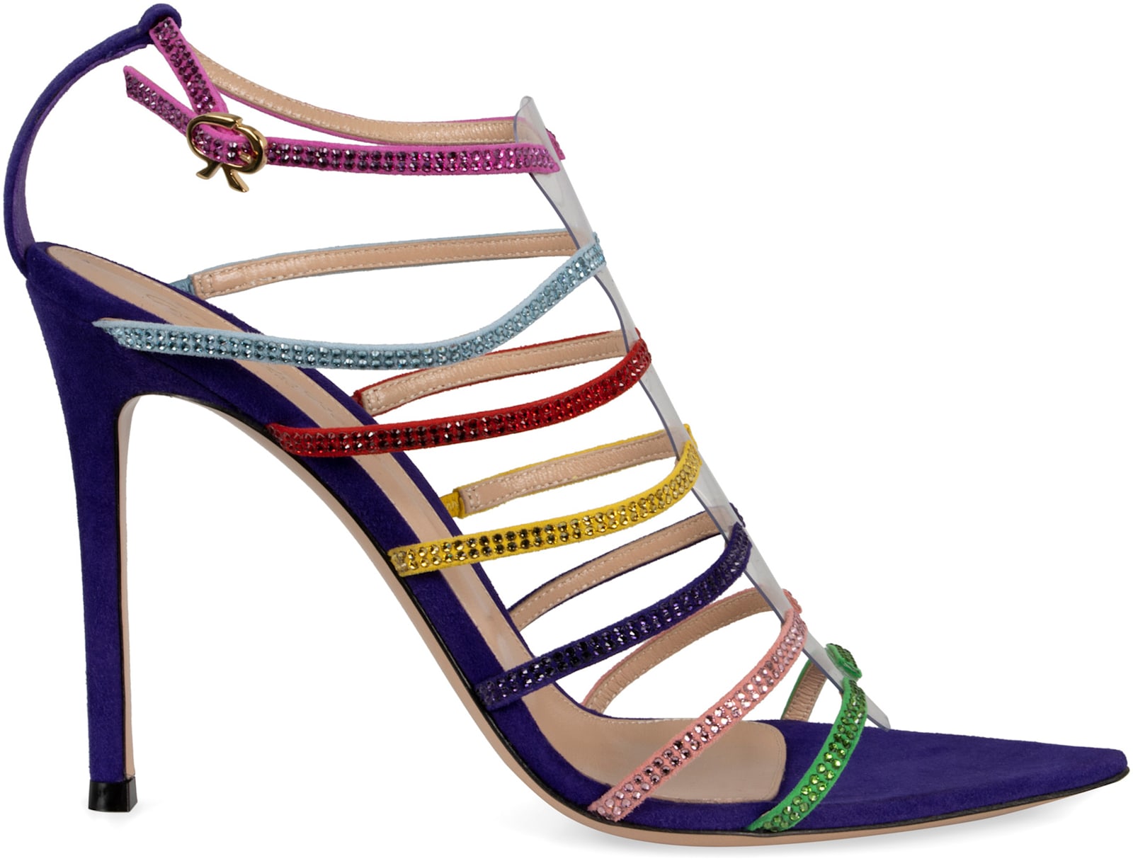 Gianvito Rossi Mirage Strappy Heeled Sandals In Multicolor