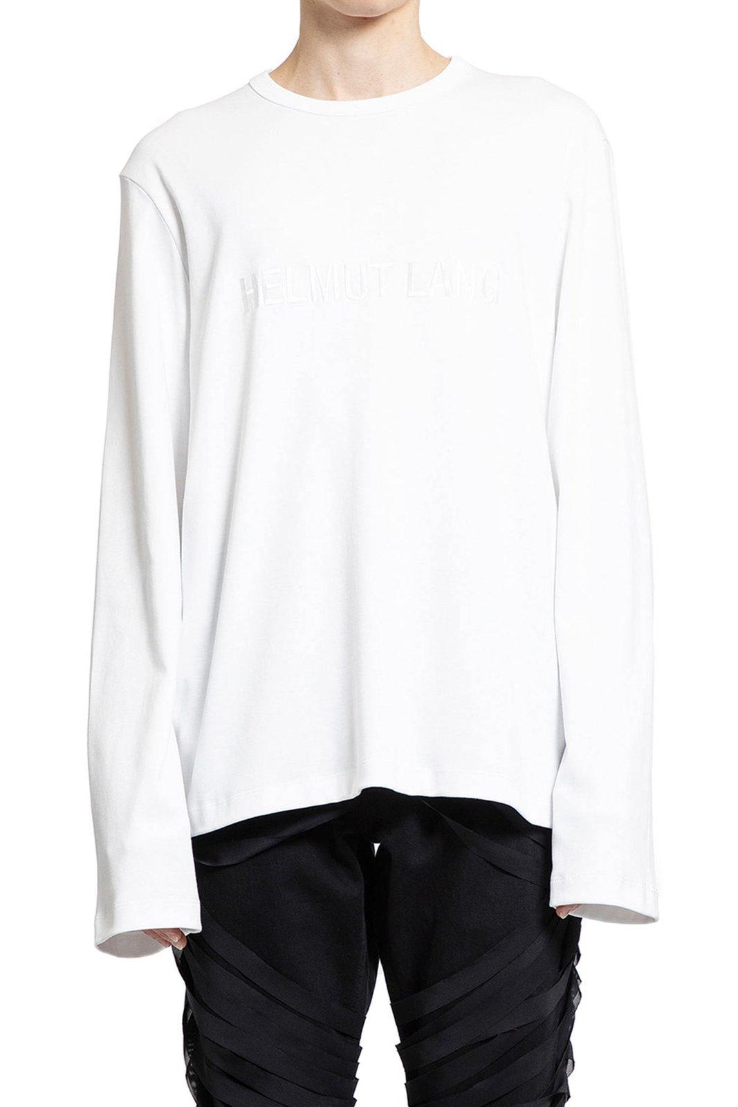 Logo-embroidered Long-sleeved T-shirt