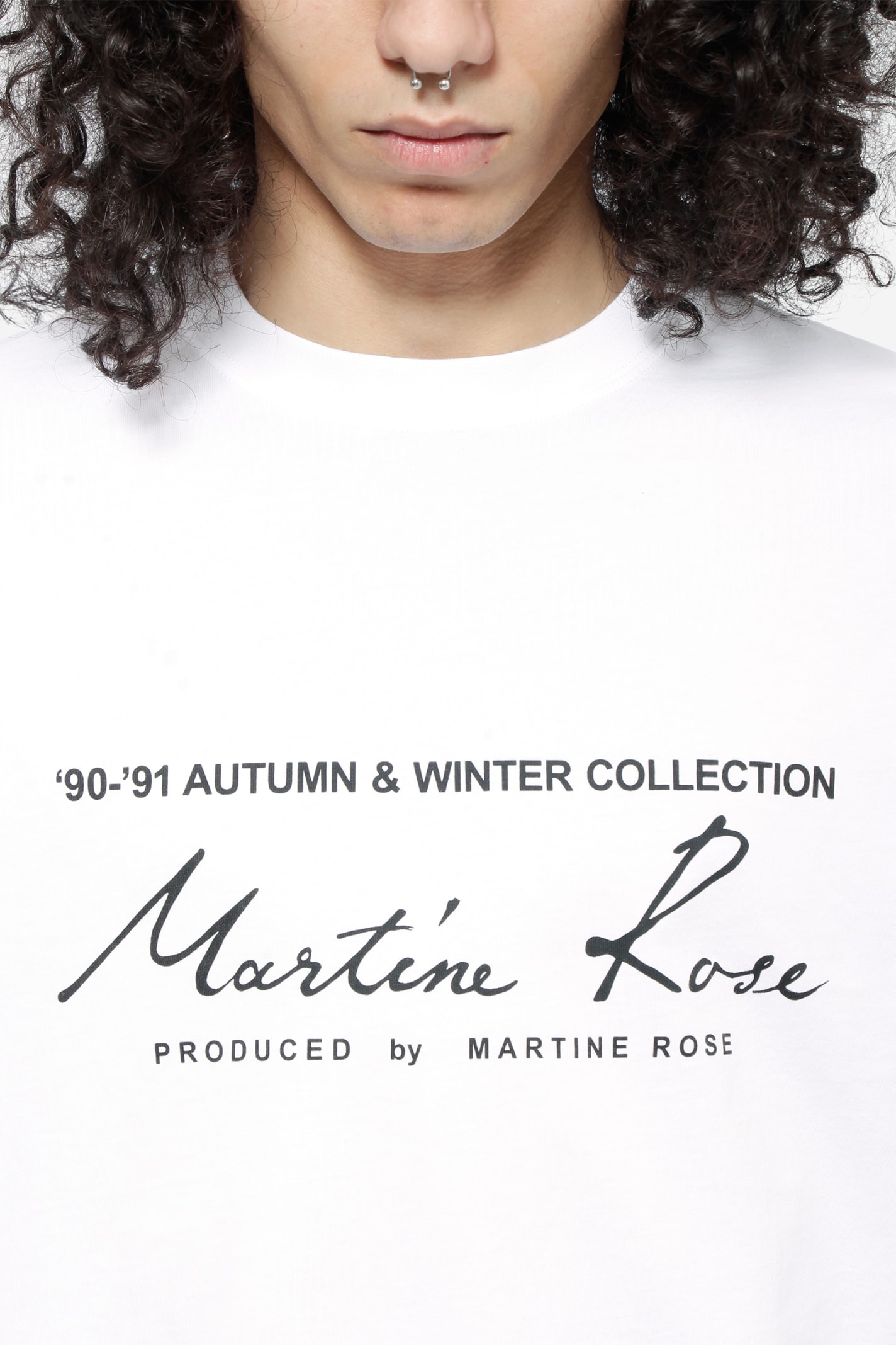 Shop Martine Rose Longsleeve In White