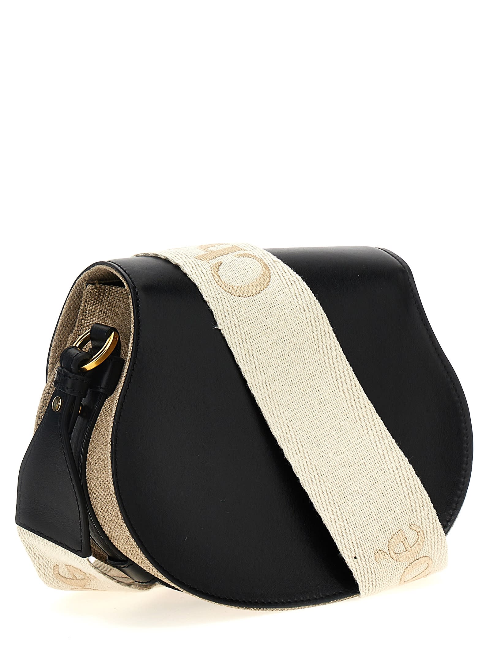 Shop Chloé Marcie Small Crossbody Bag In Black