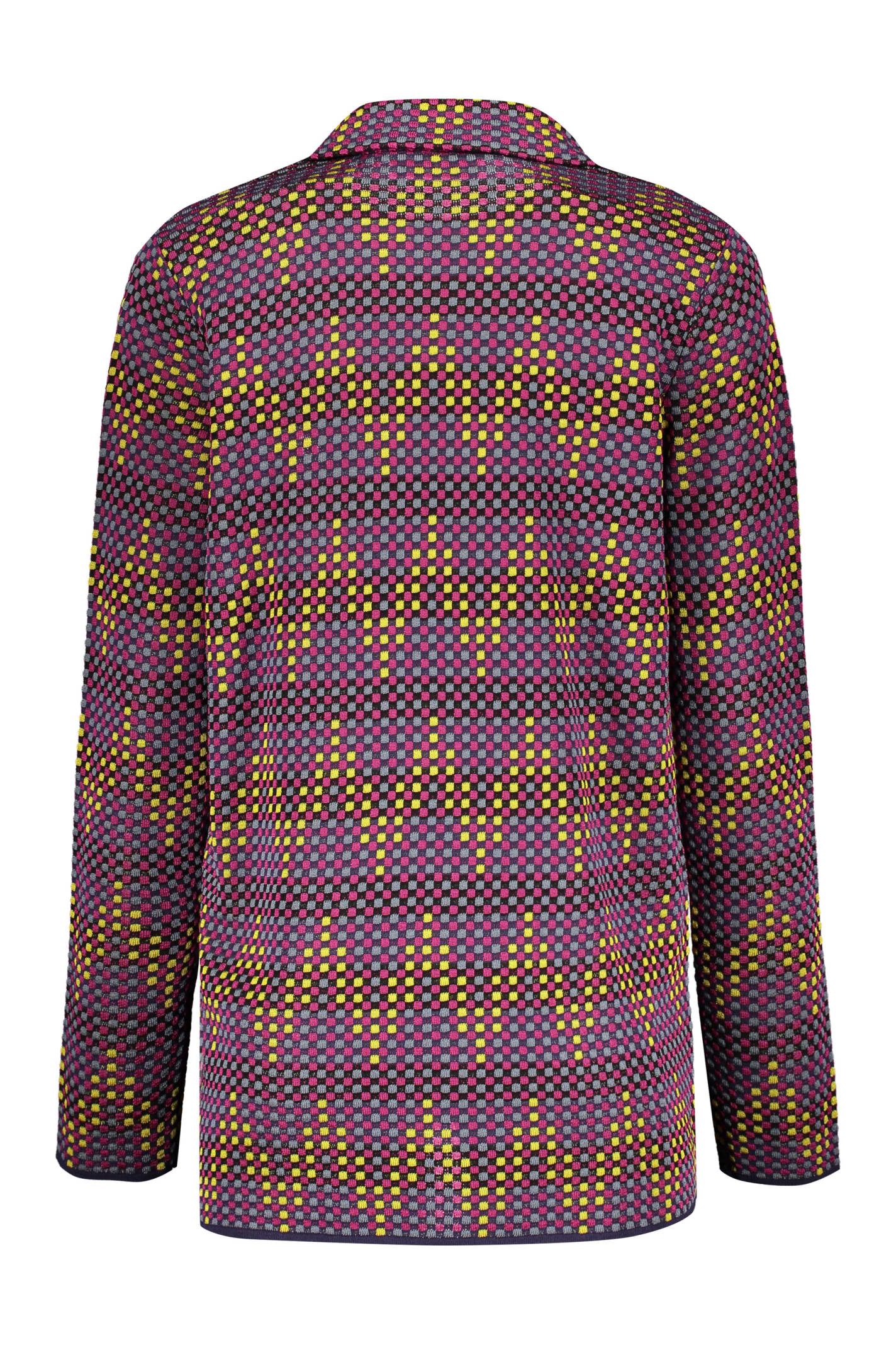 Shop Missoni Knitted Viscose Blazer In Multicolor