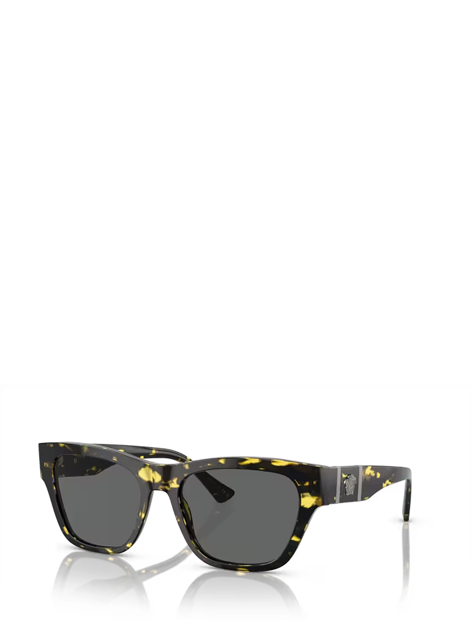 Shop Versace Ve4457 Havana Sunglasses