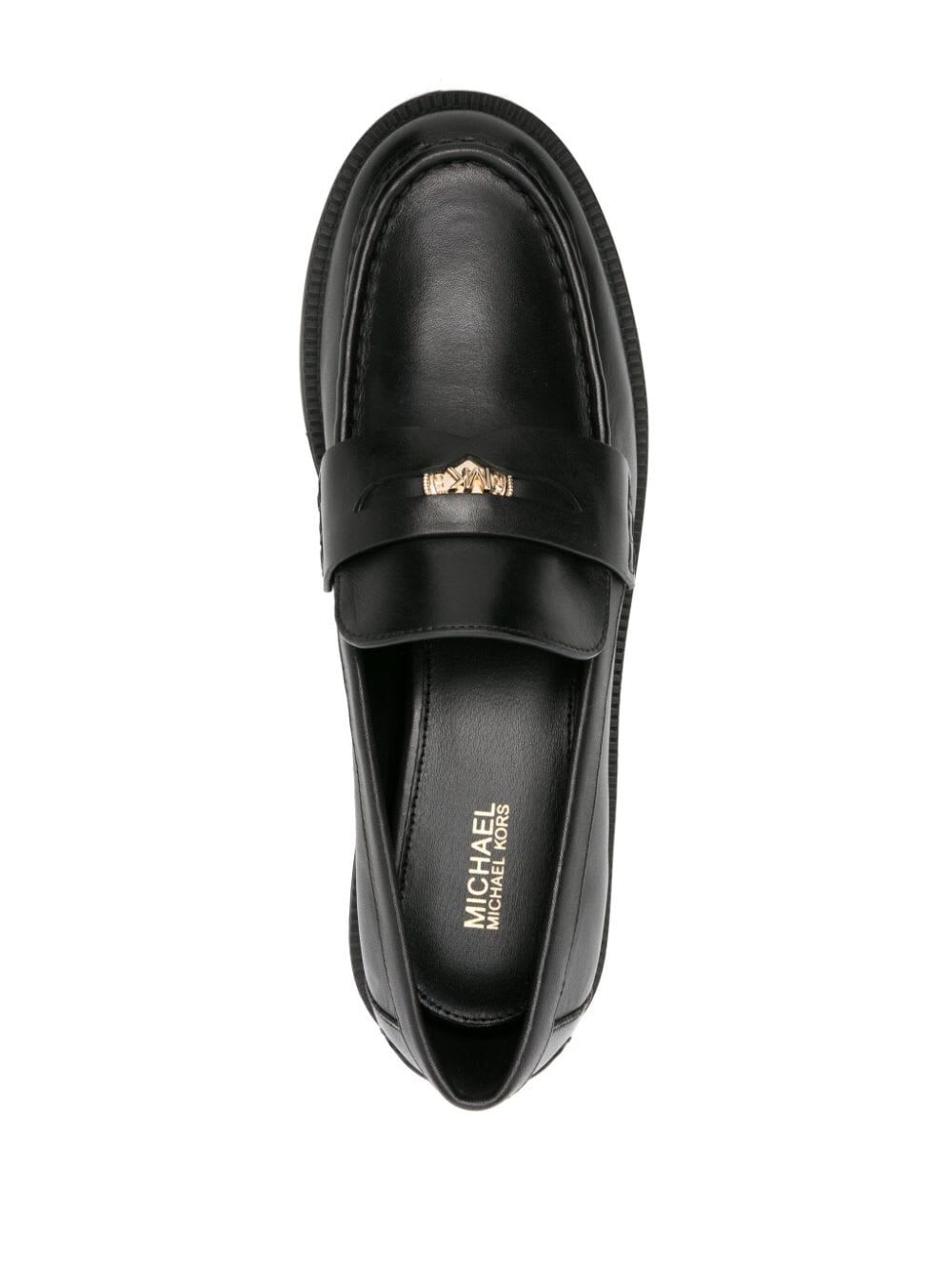 Shop Michael Michael Kors Eden Loafer In Black