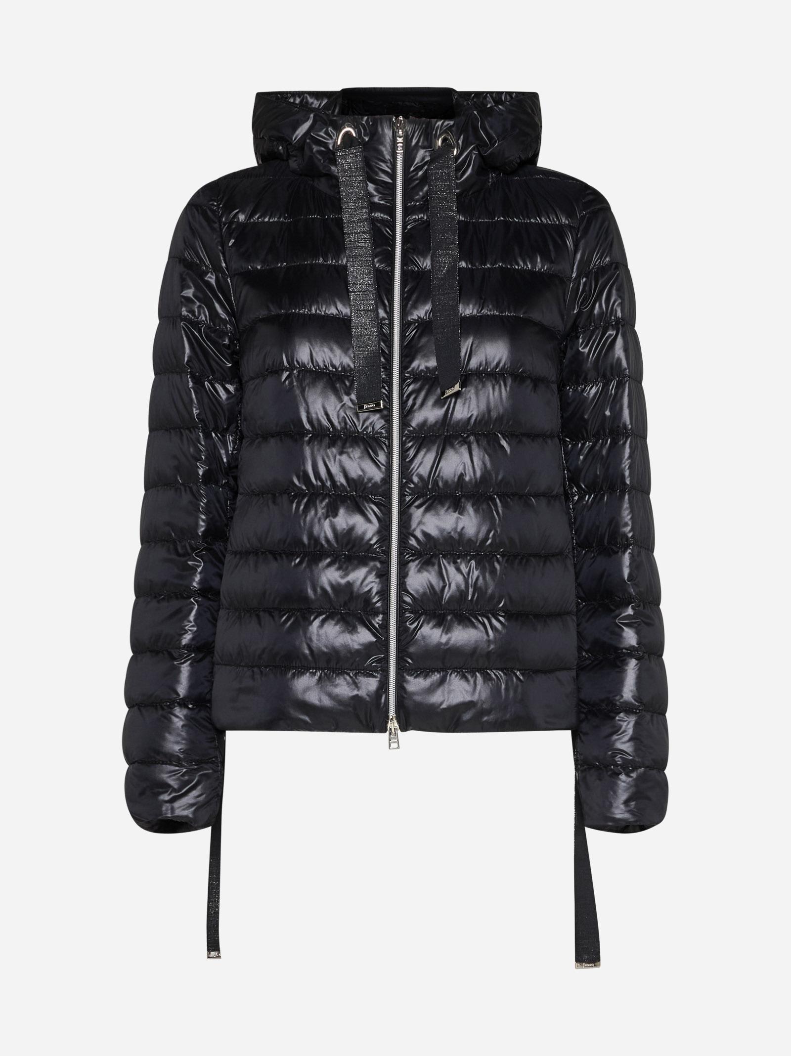 Shop Herno Quilted Ultralight Nylon Down Jacket In Nero