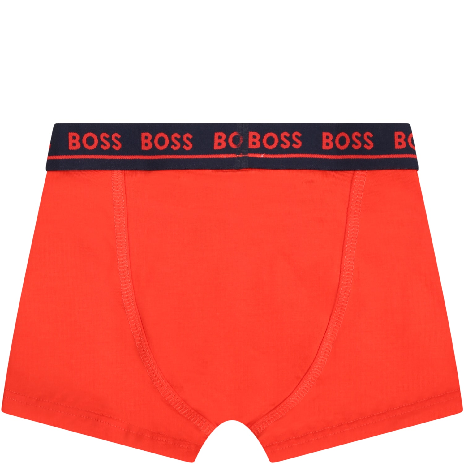 Hugo Boss Multicolor Set For Boy With Logo In Red