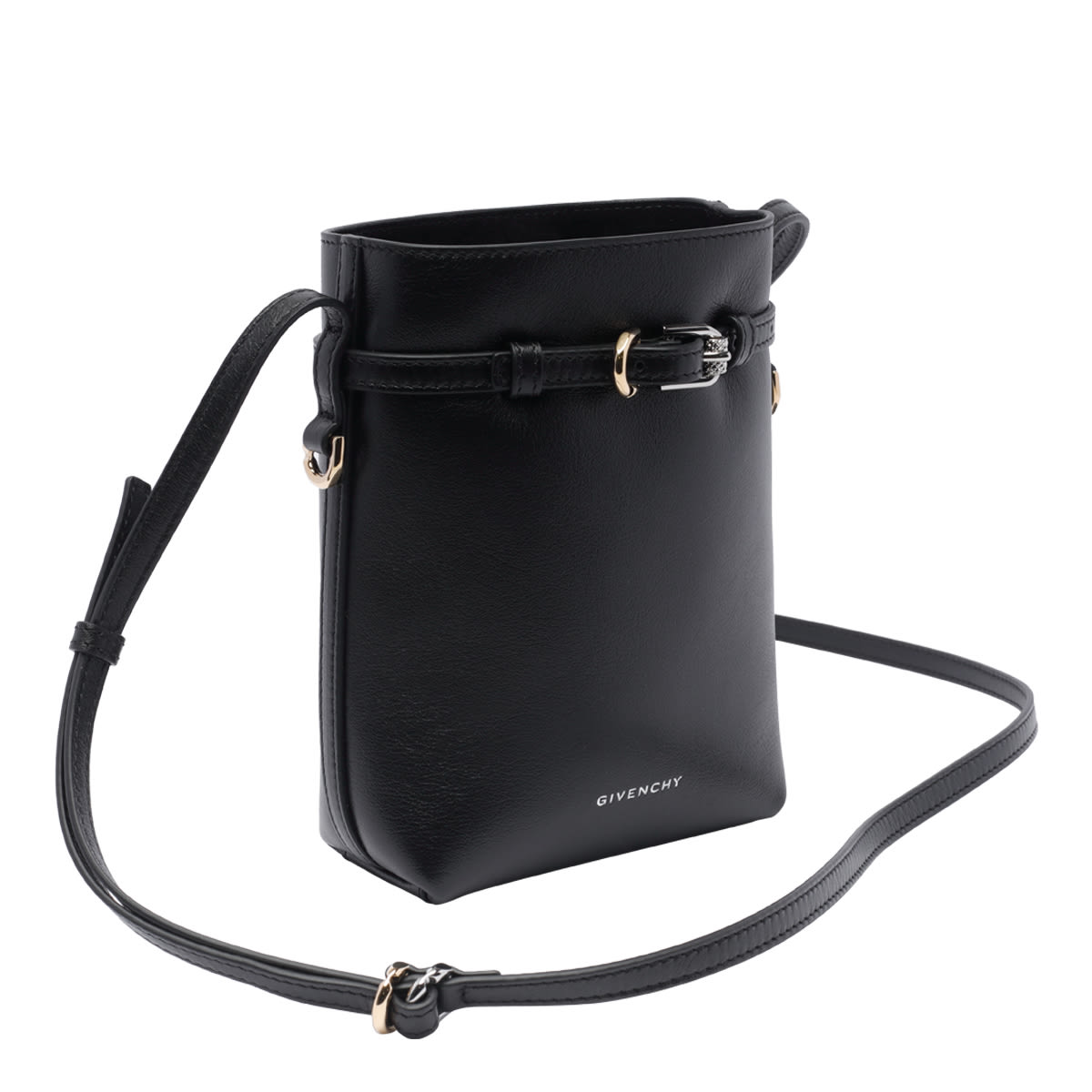 Shop Givenchy Phone Pouch Voyou In Black