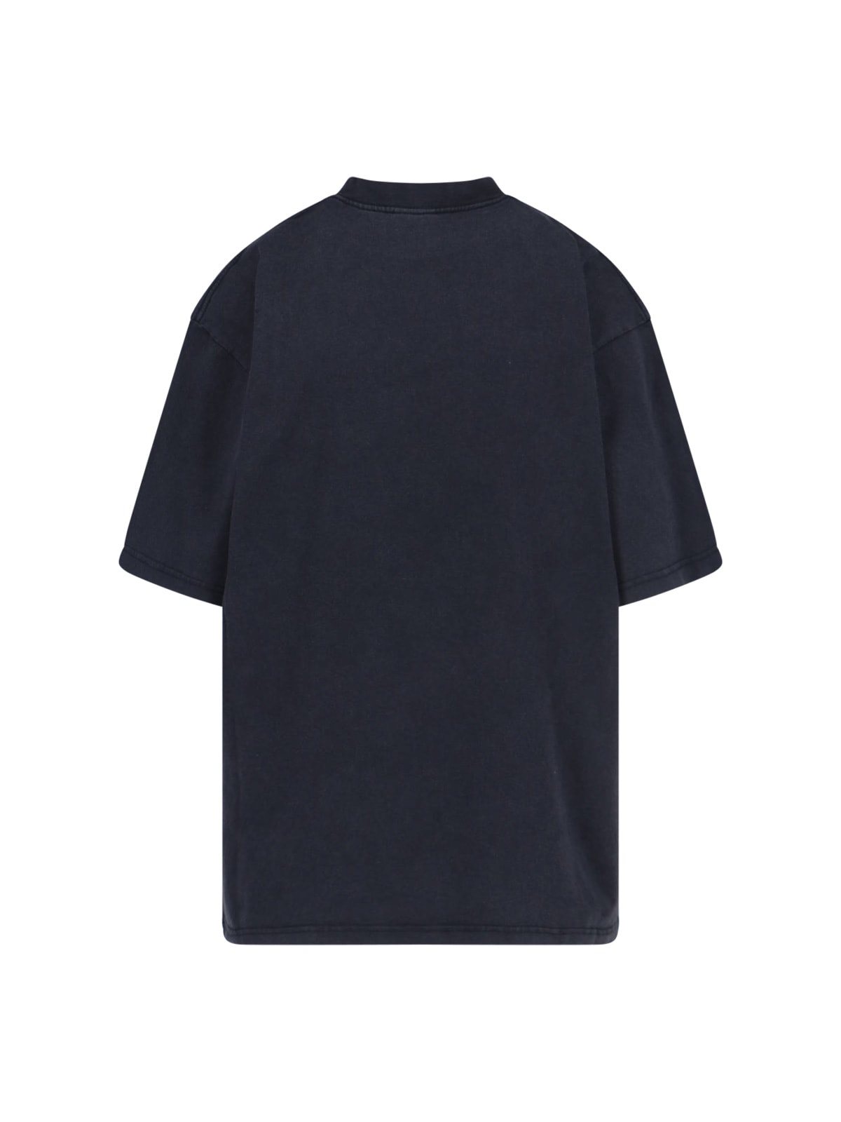Shop Balenciaga I Love Paris T-shirt In Faded Washed Black