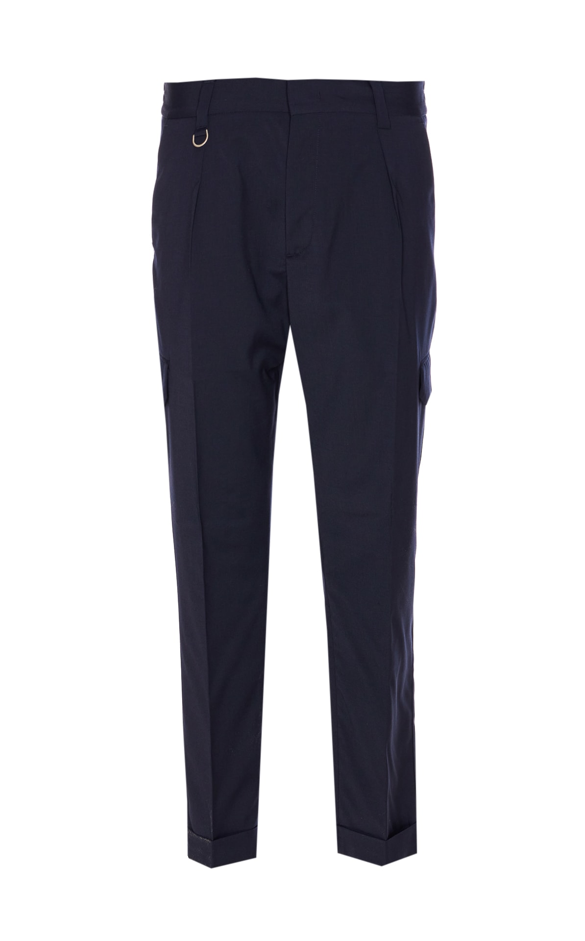 Paolo Pecora Wool-blend Trousers In Blue
