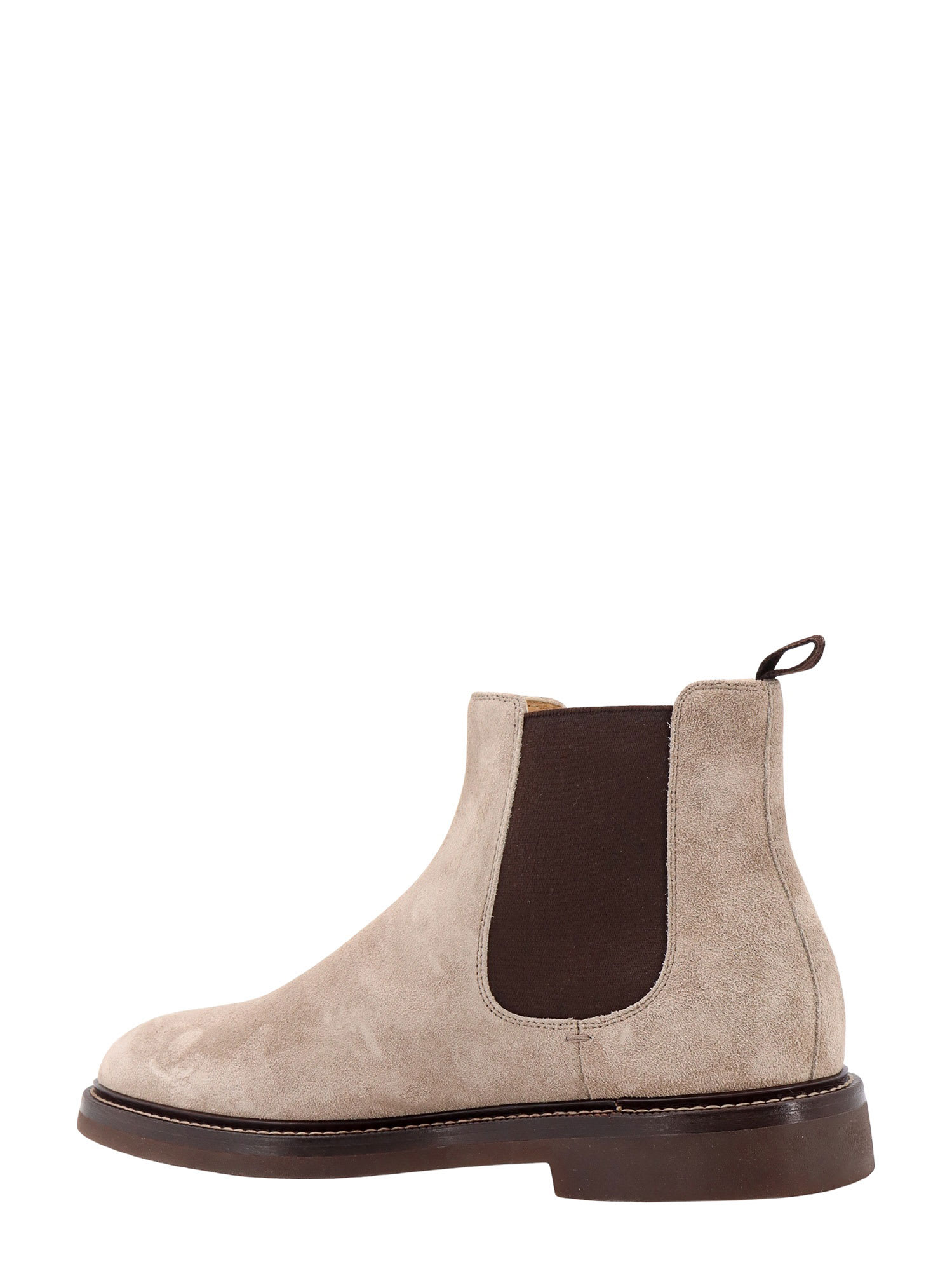 Shop Brunello Cucinelli Boots In Beige