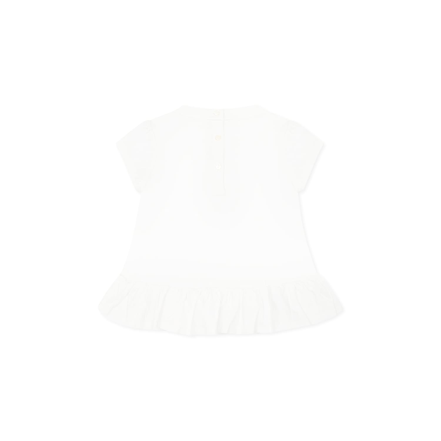 Polo Ralph Lauren White T-shirt For Baby Girl With Polo Bear In White