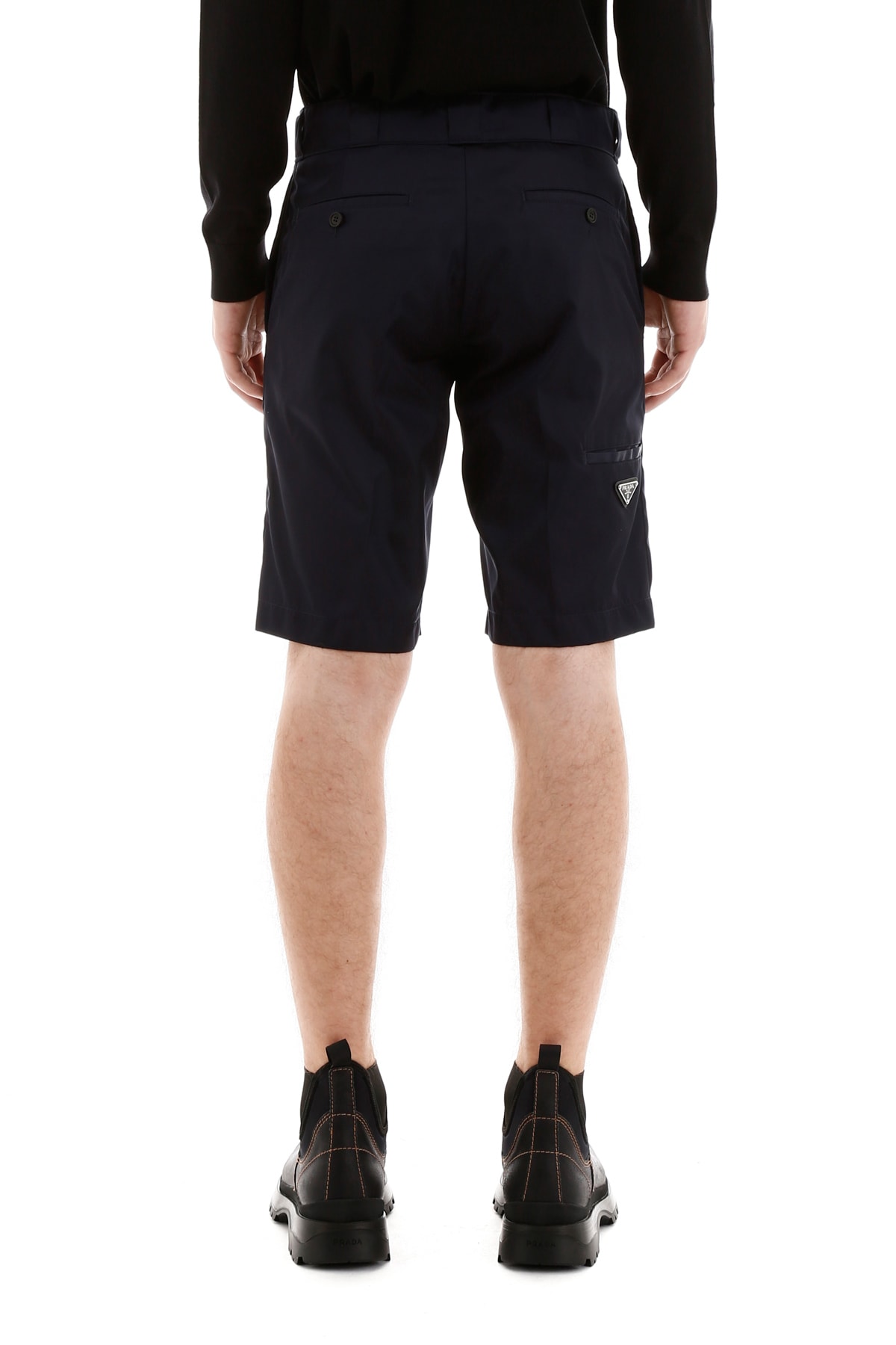 prada nylon shorts