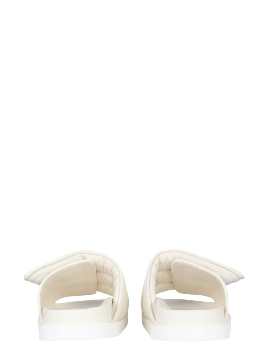 Shop Gia Borghini Gia 3 Puffy Sandals In Ivory