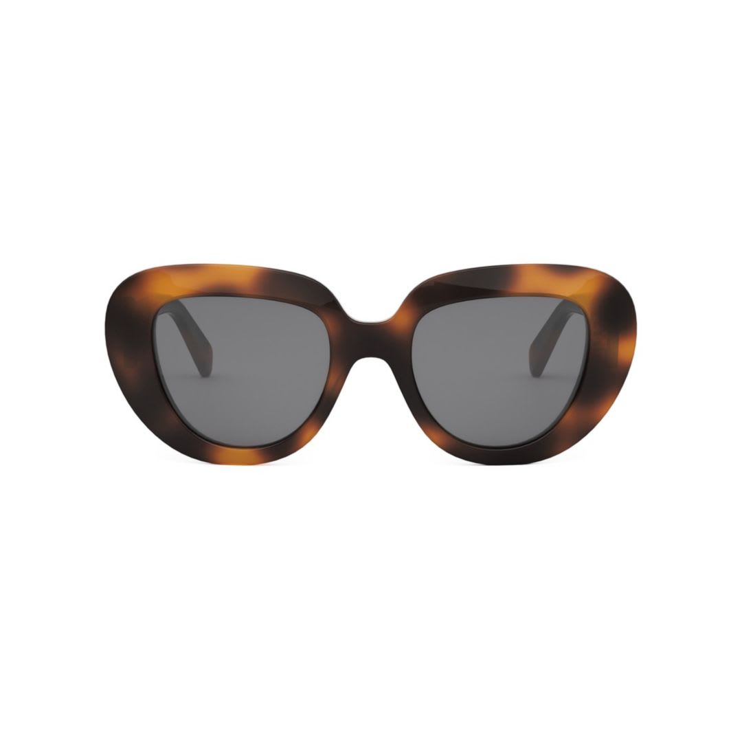 Celine Bold 3 Dots 51mm Gradient Butterfly Sunglasses In 53a - Havana