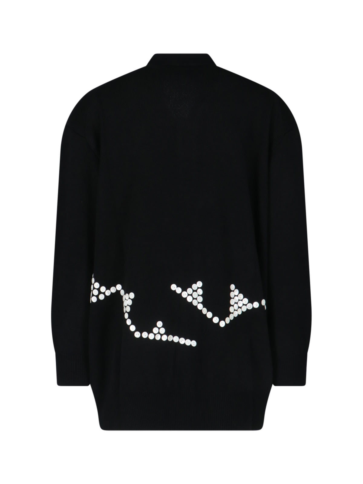 Shop Comme Des Garçons Homme Deux Button Detail Cardigan In Black