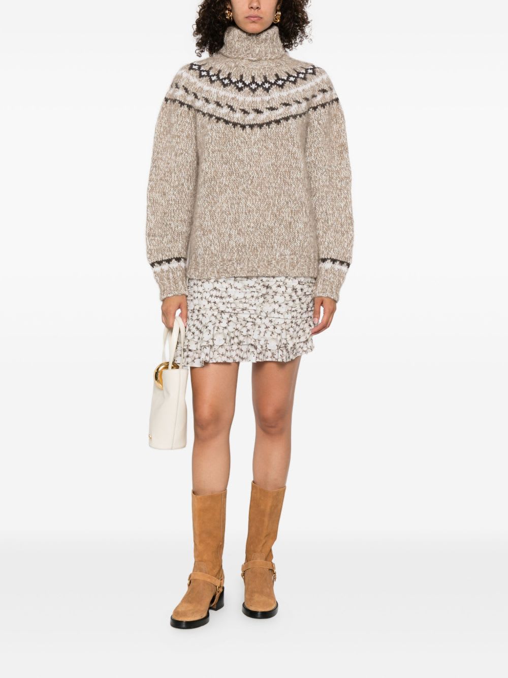 P.a.r.o.s.h Parosh Wool Turtle-neck Jumper In Neutral