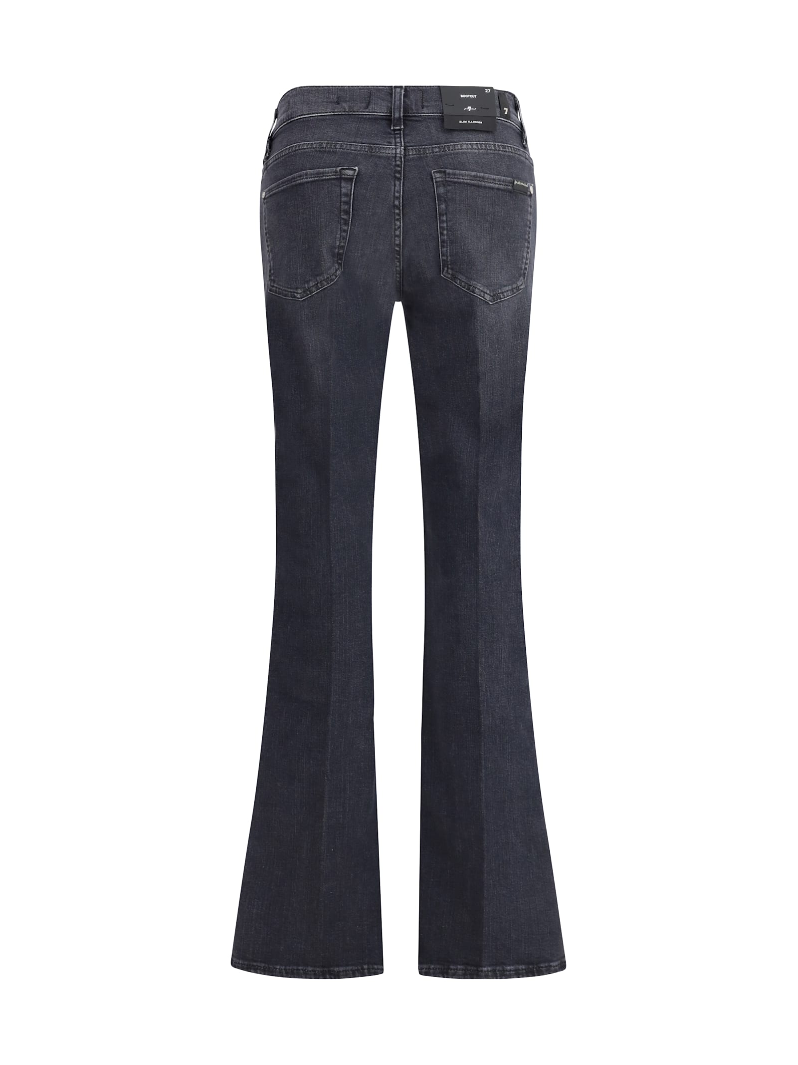 7 For All Mankind Slim Illusion Bootcut Jeans In Blue