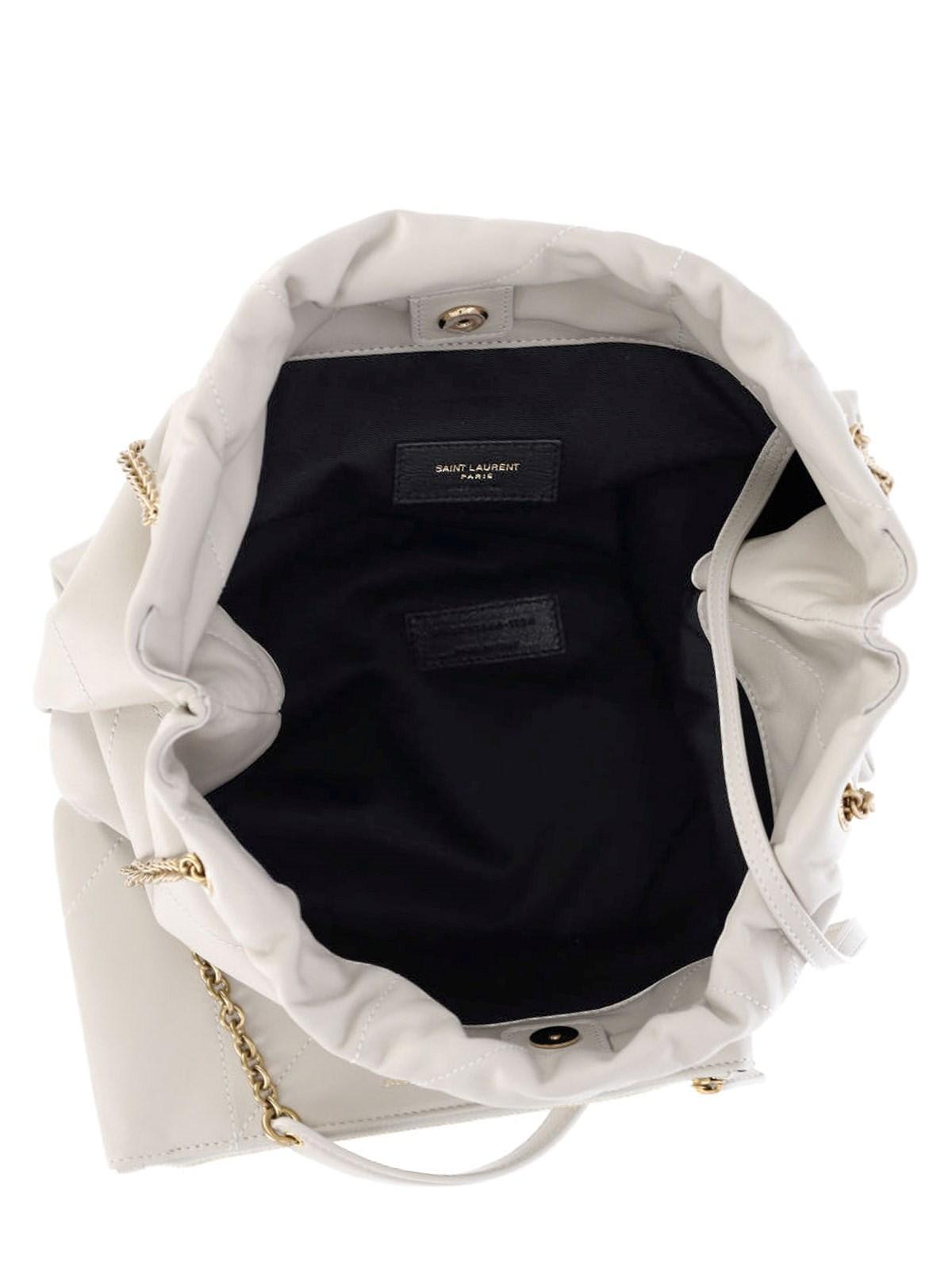 Saint Laurent Jamie Pochon Bucket Bag In Black