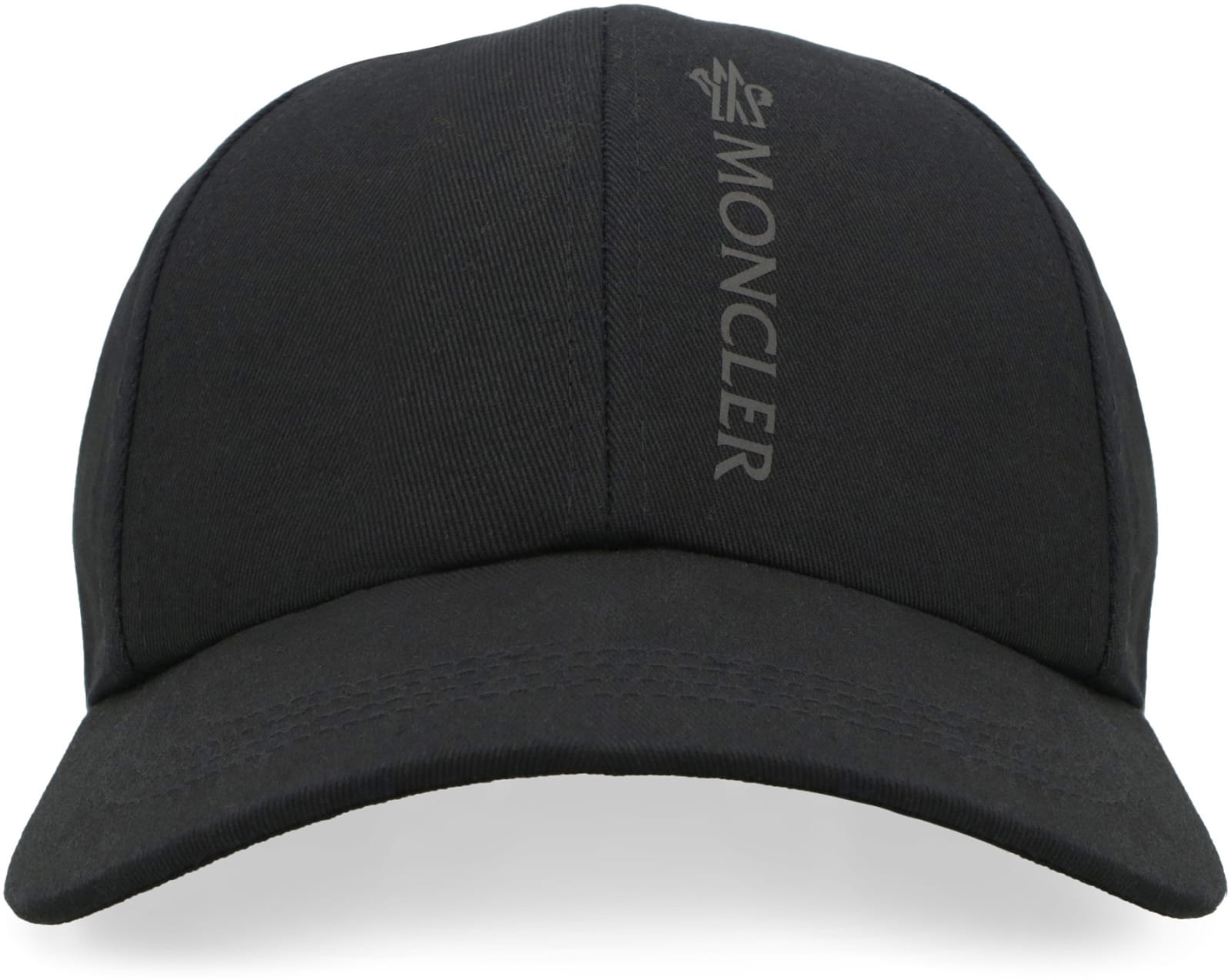Shop Moncler Logo Baseball Cap In Black