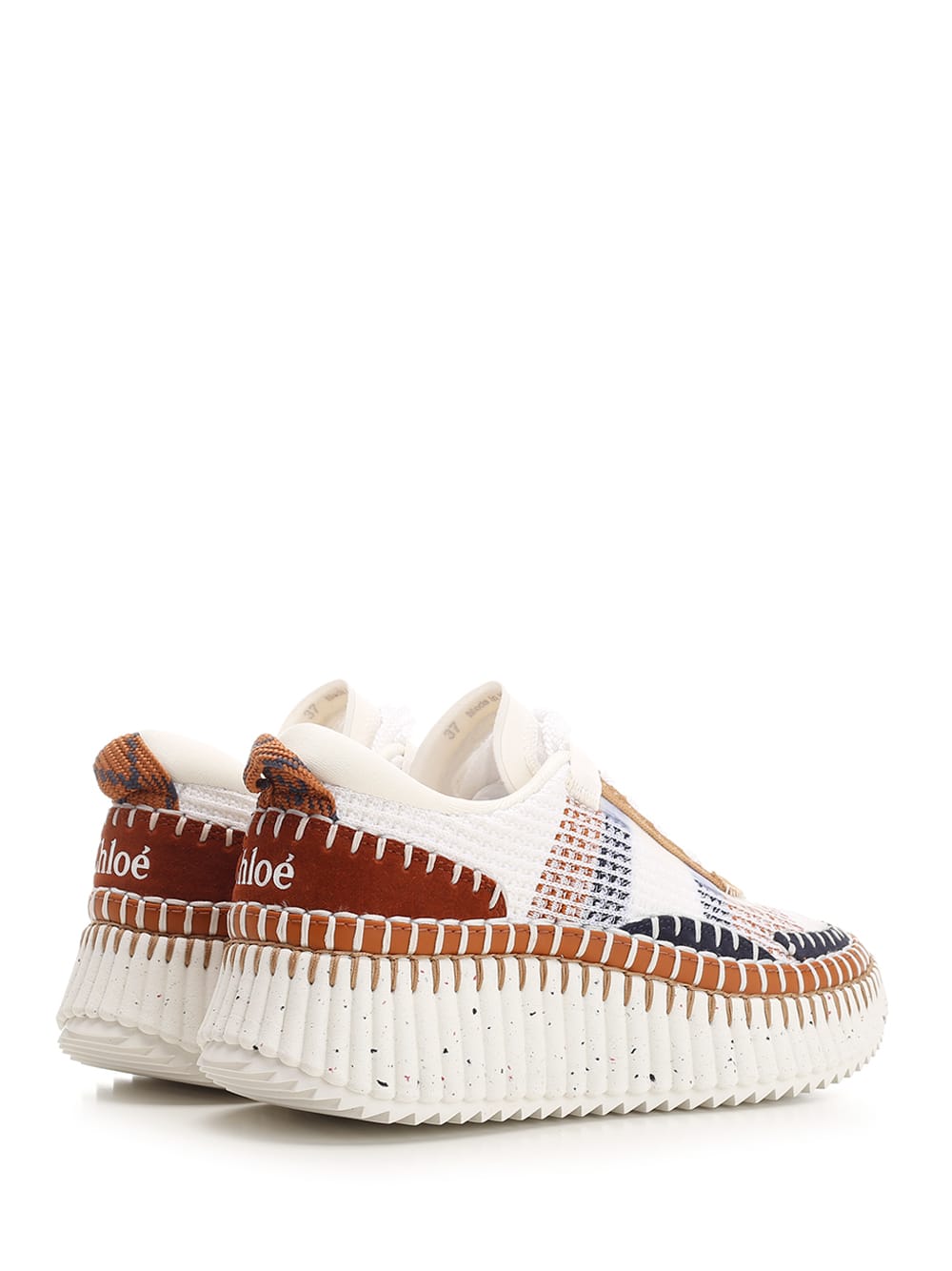 Shop Chloé Nama Sneakers In Red