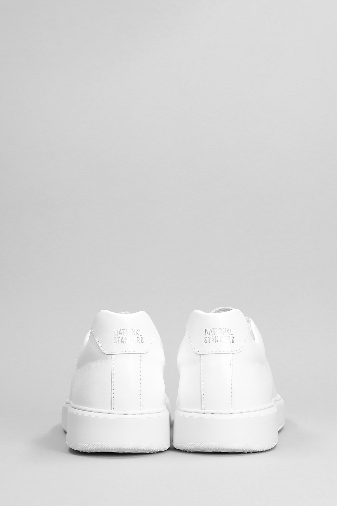 Shop National Standard Edition 9 Sneakers In White Leather