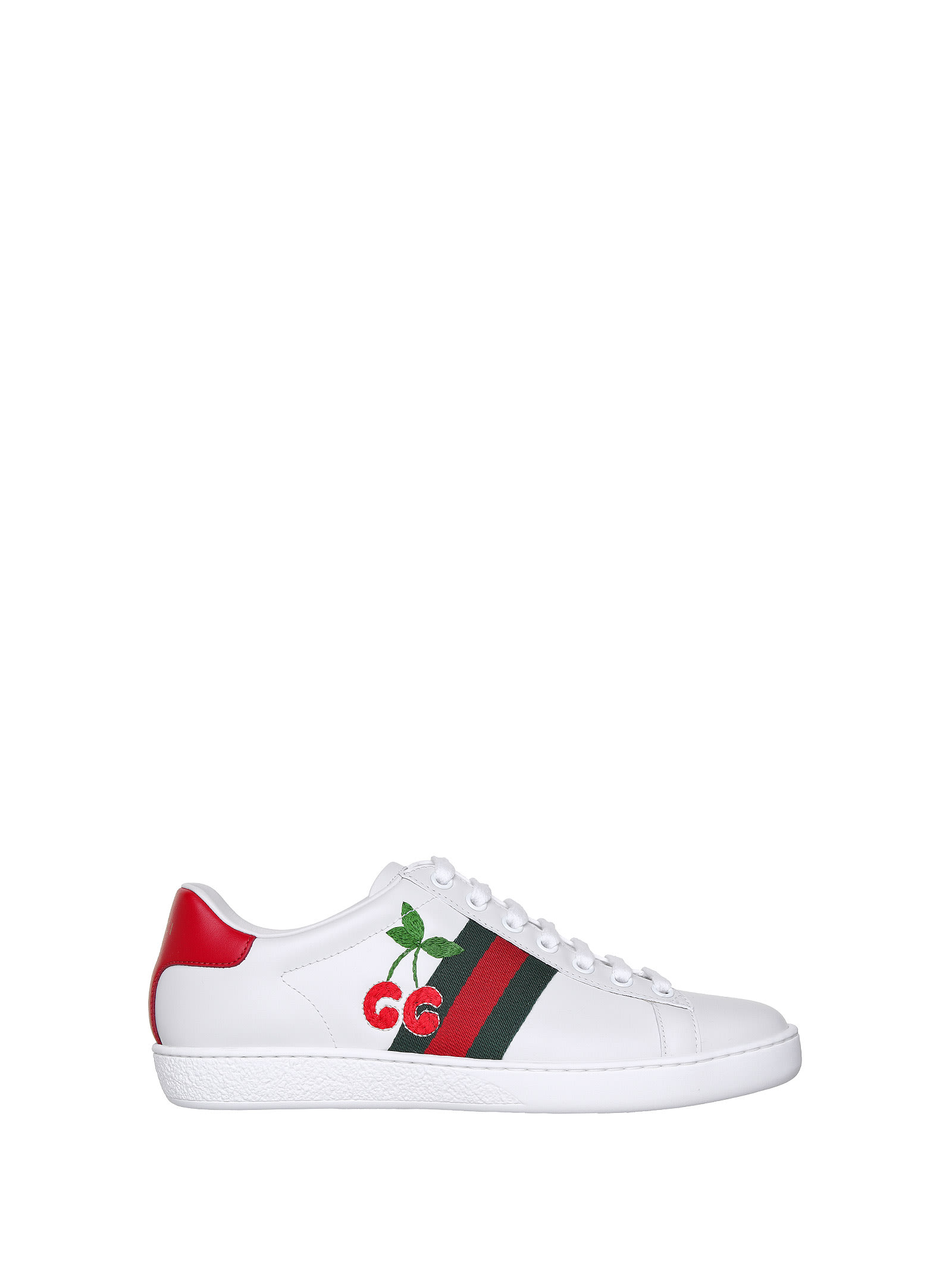 Buy Gucci Gucci Ace With Cherries online, shop Gucci shoes with free shipping