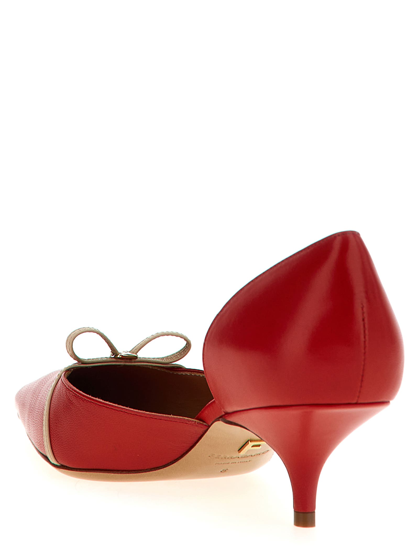 Ferragamo Gyoia Pointed High Heels In Red