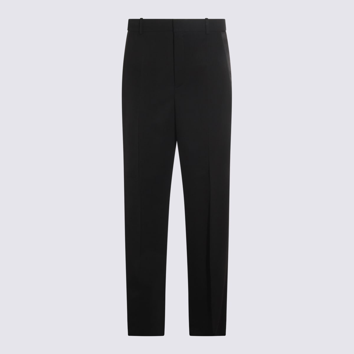 Saint Laurent Straight-leg Tailored Trousers In Black