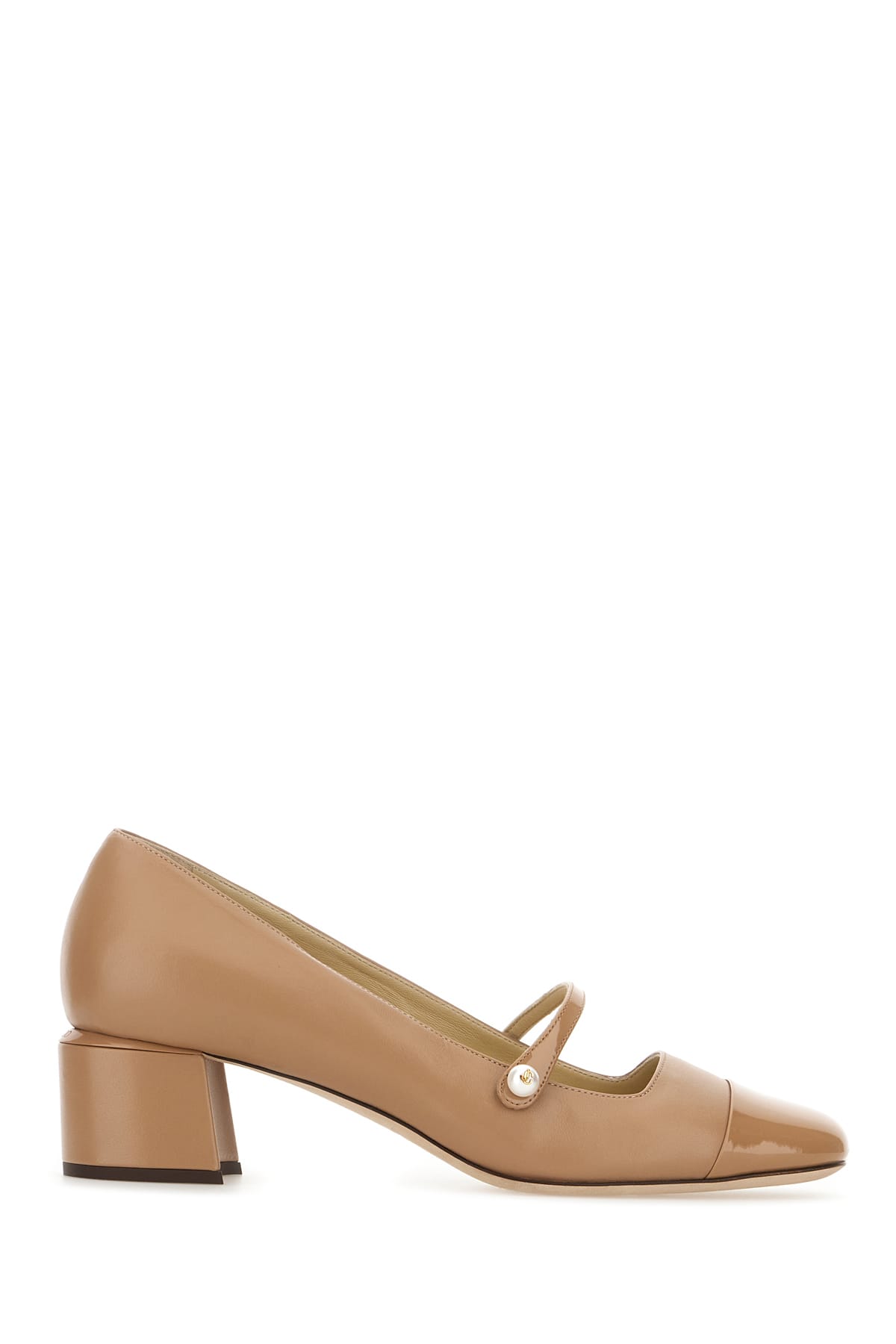 Jimmy Choo Biscuit Nappa Leather Elisa Ballerinas