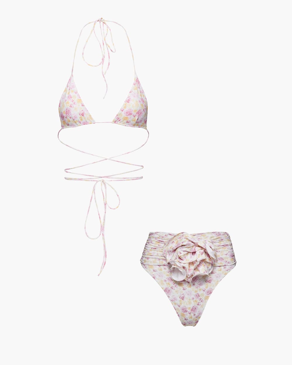 Magda Butrym Floral Print Bikini Set