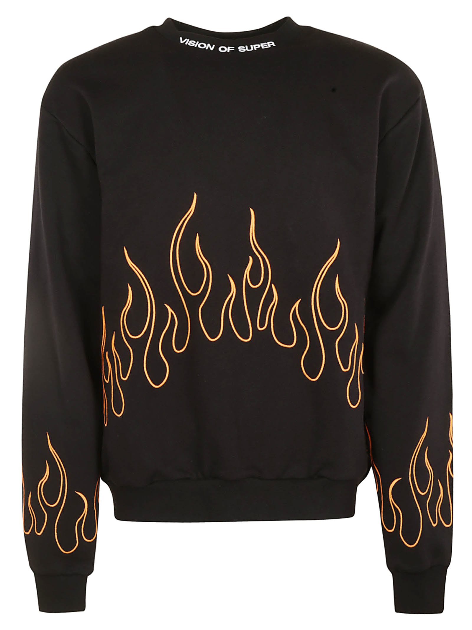 Vision of Super Flame Print Sweatshirt