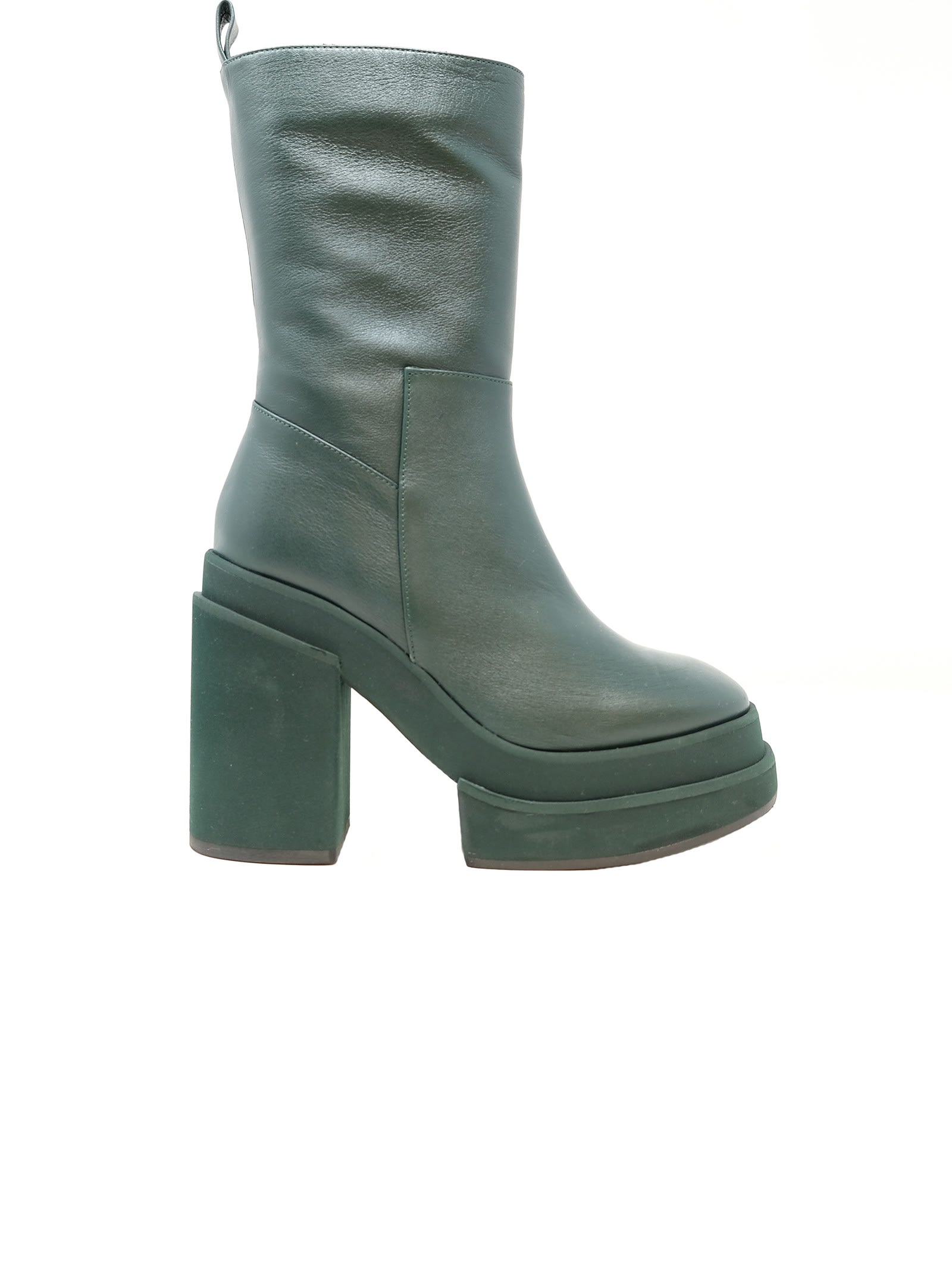 Paloma Barceló Block-heel 12cm Boots In Green