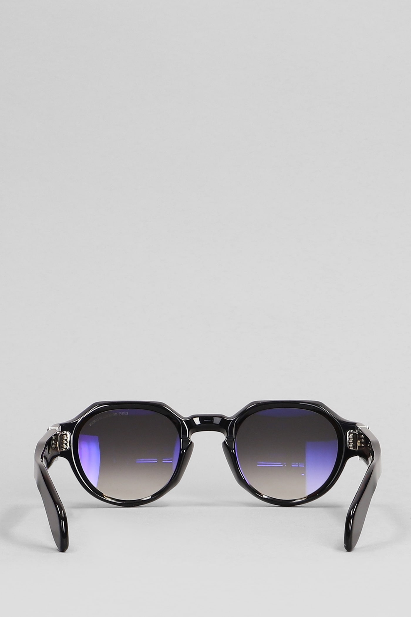 Shop Cutler And Gross The Great Frog Sunglasses In Black Acetate