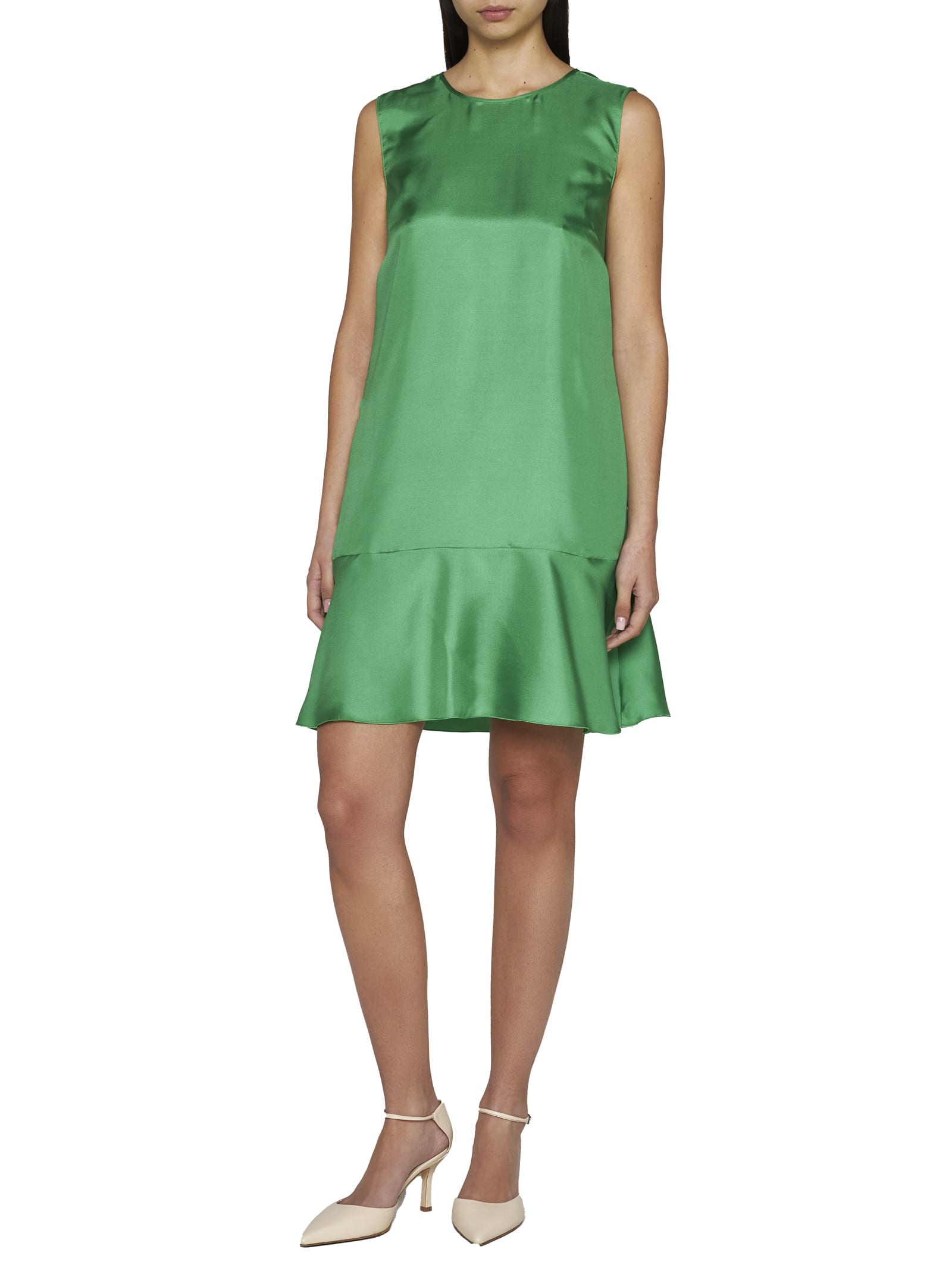Shop Red Valentino Dress In Green