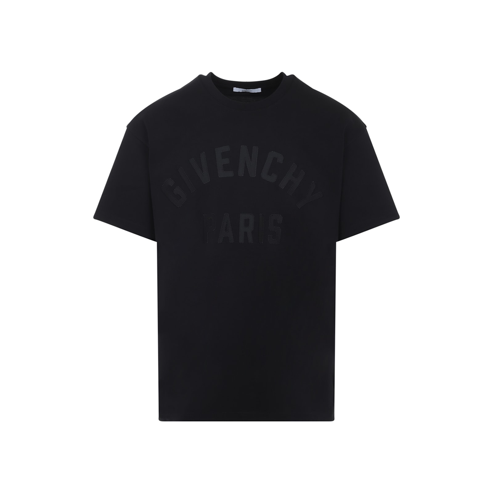 Givenchy Men Cotton T-shirt In Black