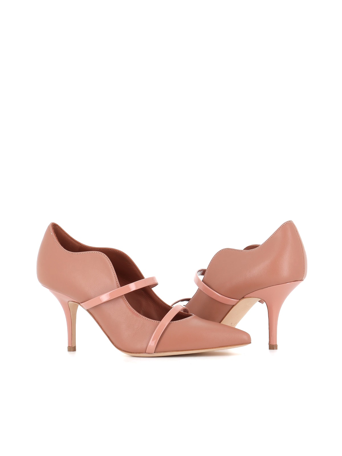 Shop Malone Souliers Décolleté Maureen Pump 70-10 In Nude