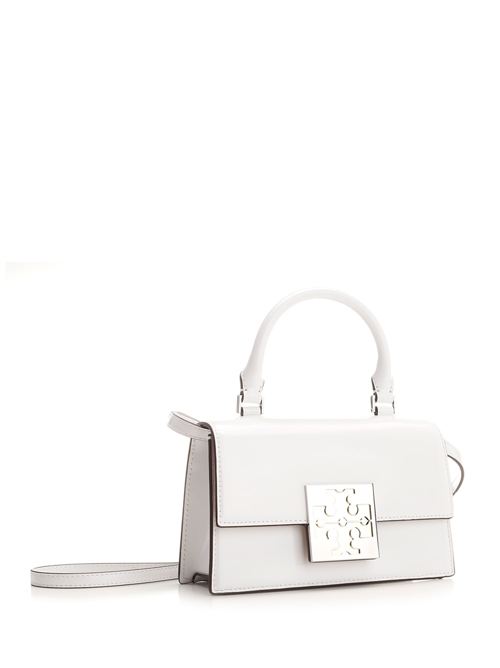 Shop Tory Burch Trend Mini Handbag In Bianco