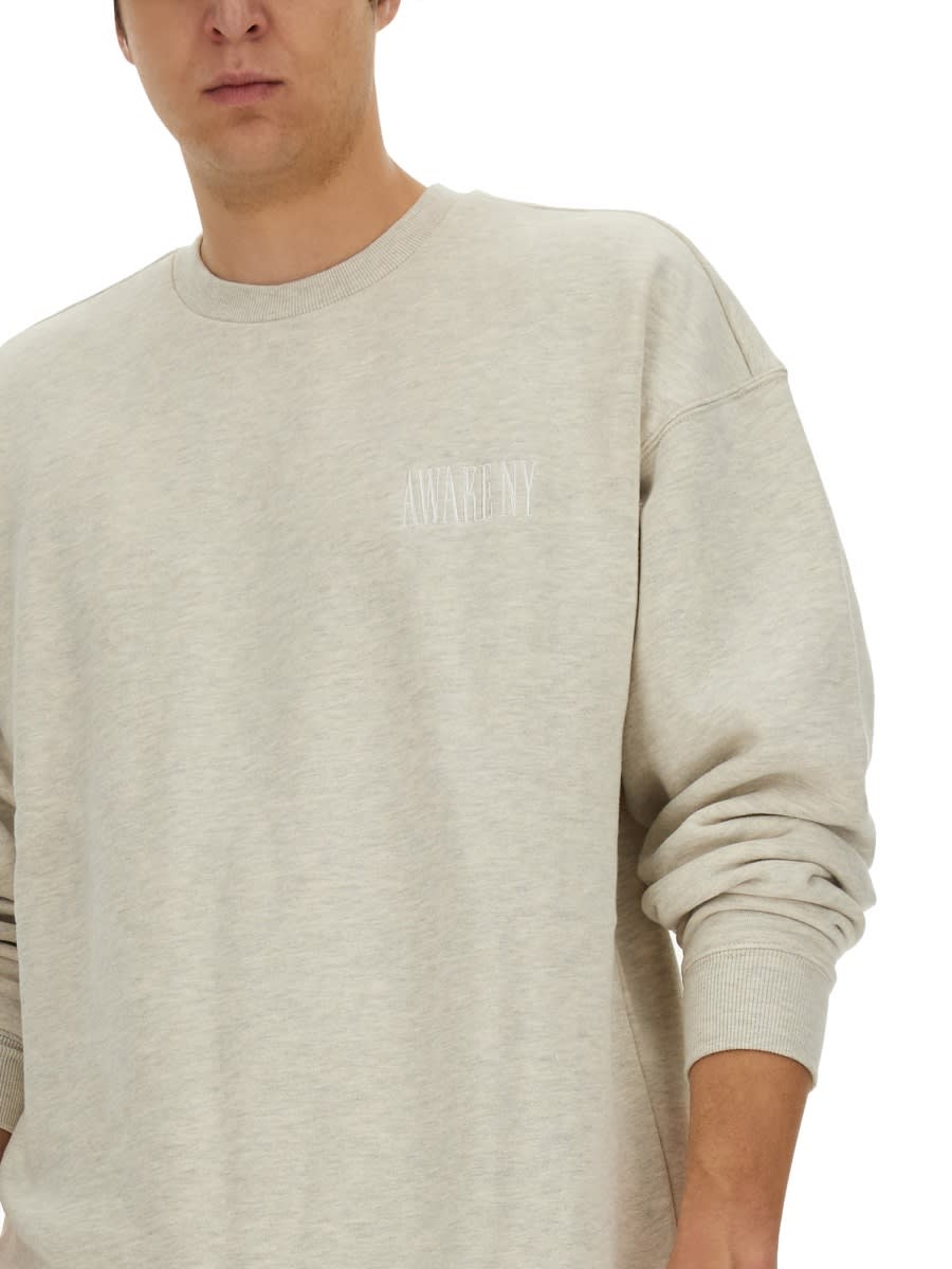 Shop Awake Ny Cotton Sweatshirt In Grey