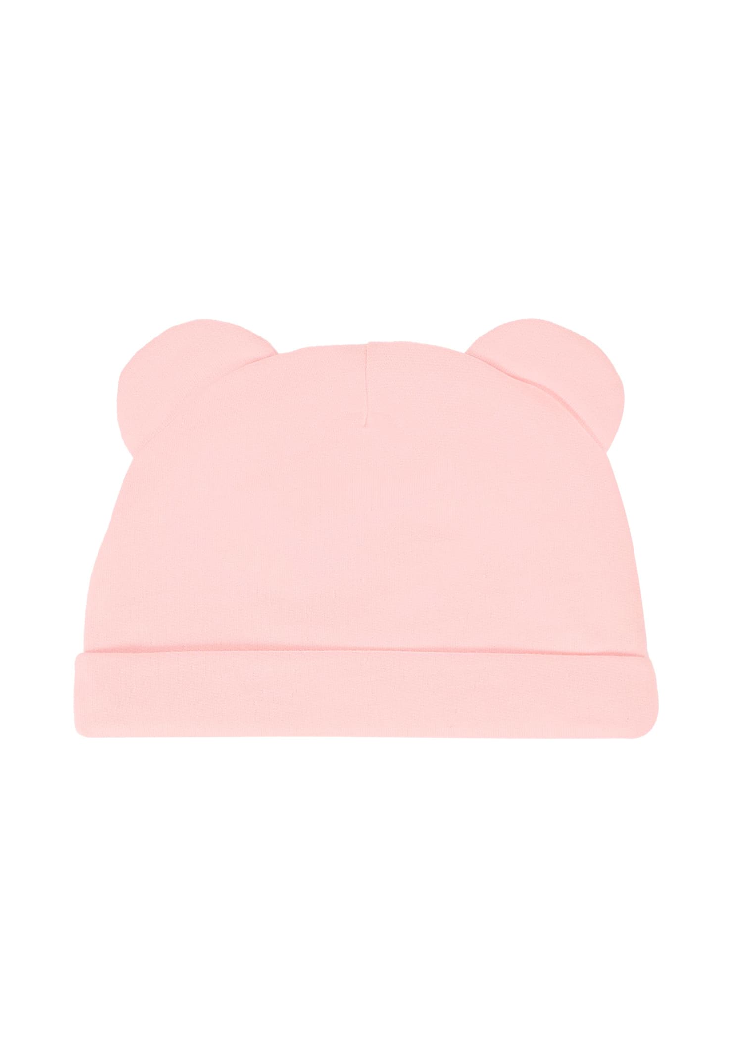 Moschino Pink Baby Set For Baby Girl With Teddy Bear In Pink