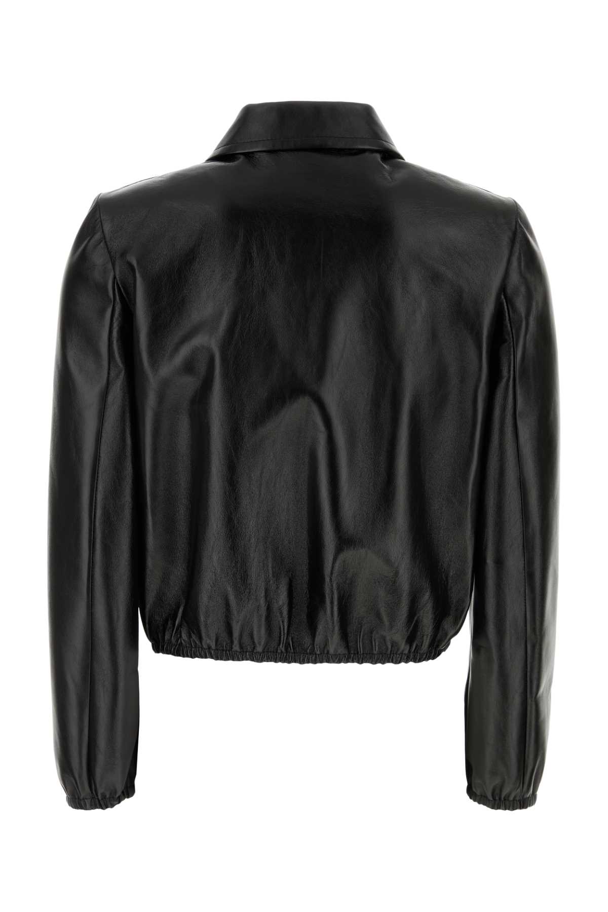 Shop Gucci Black Leather Jacket