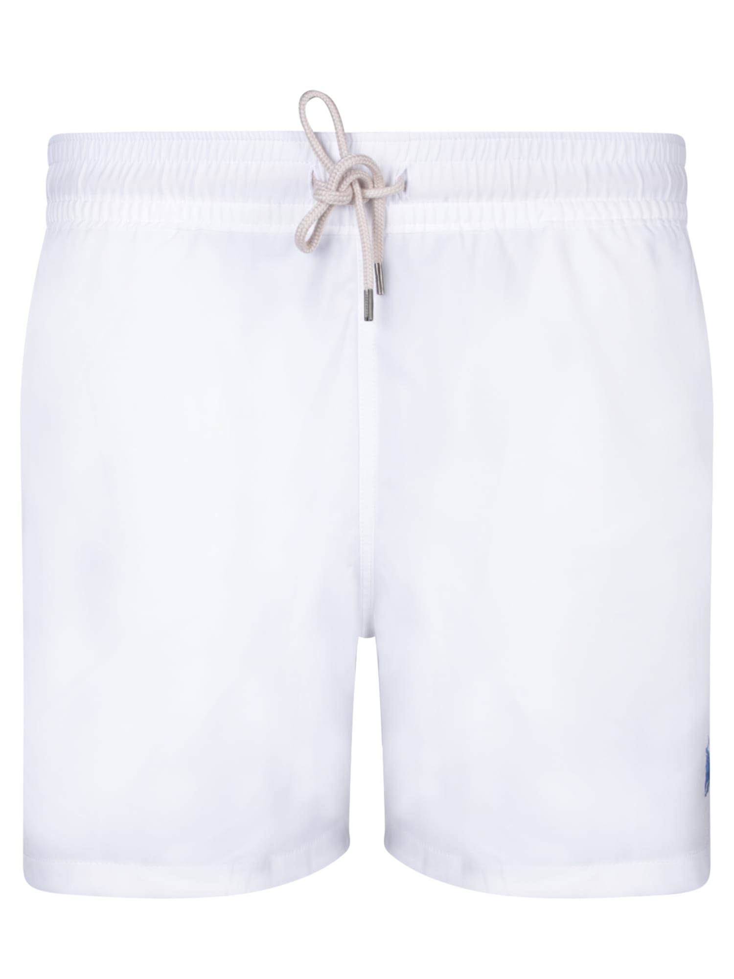 Shop Polo Ralph Lauren White Swim Shorts By
