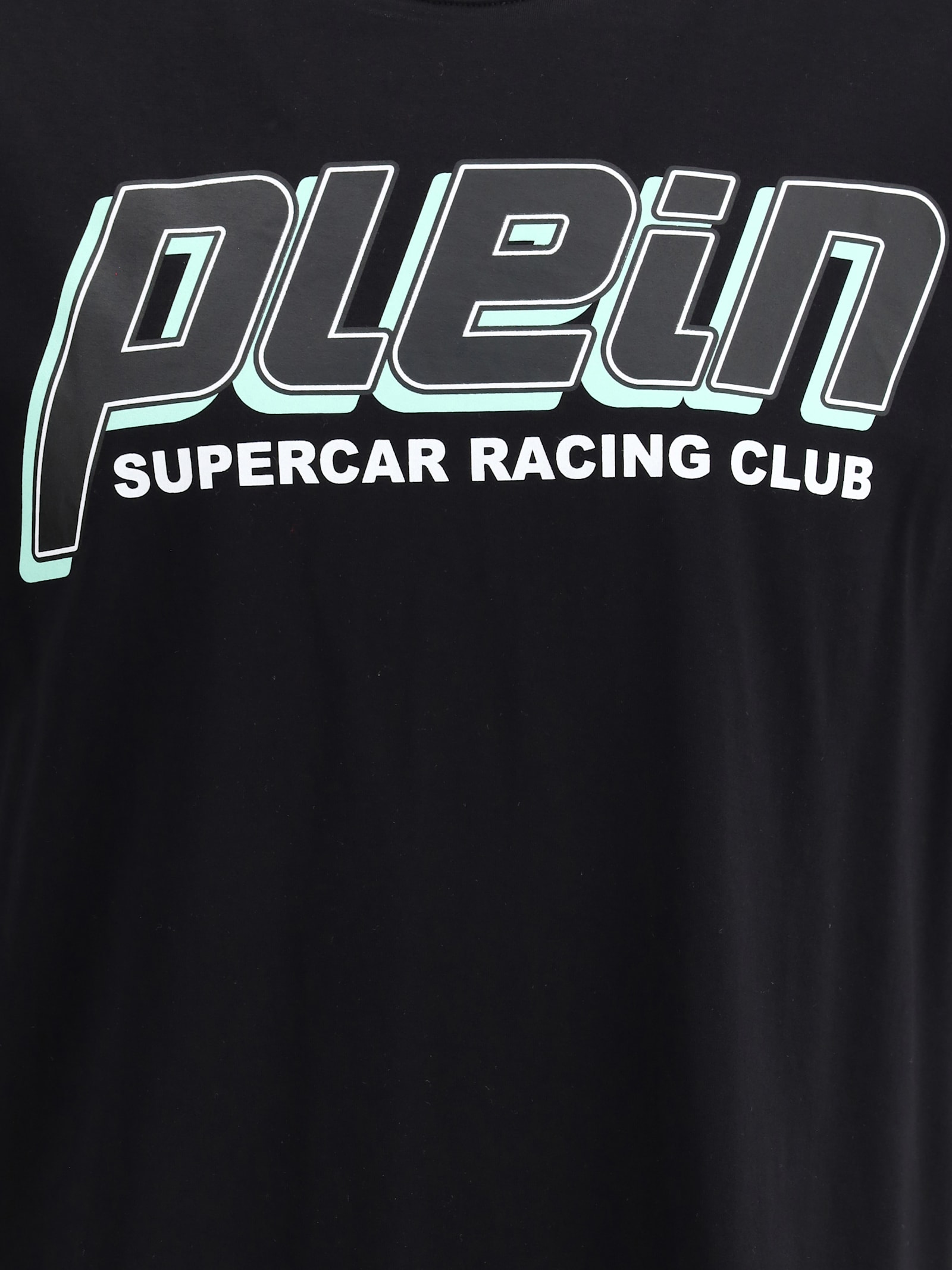 Shop Philipp Plein Logoed T-shirt In Black