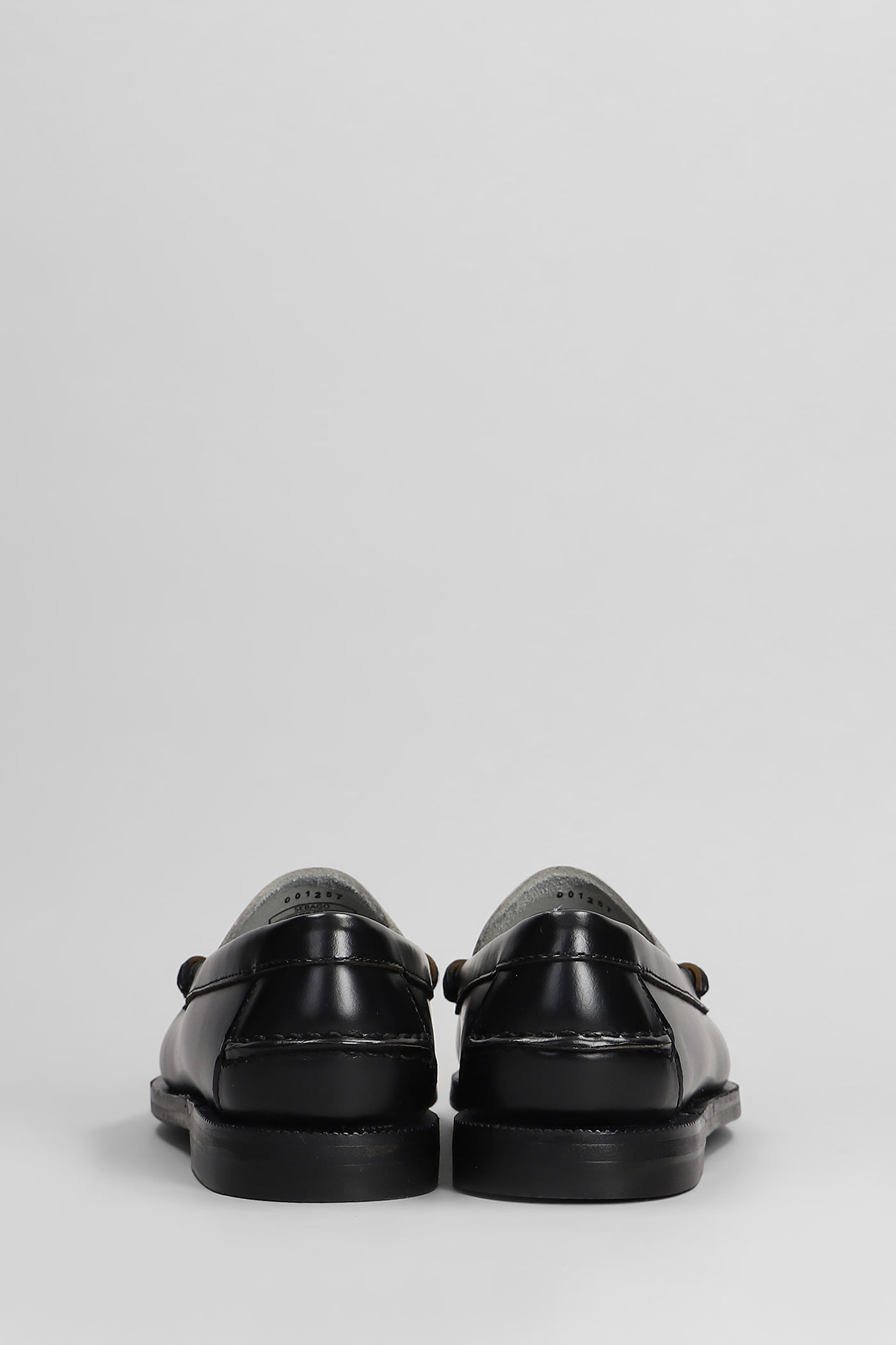 Shop Sebago Classic Dan Loafers In Black Leather
