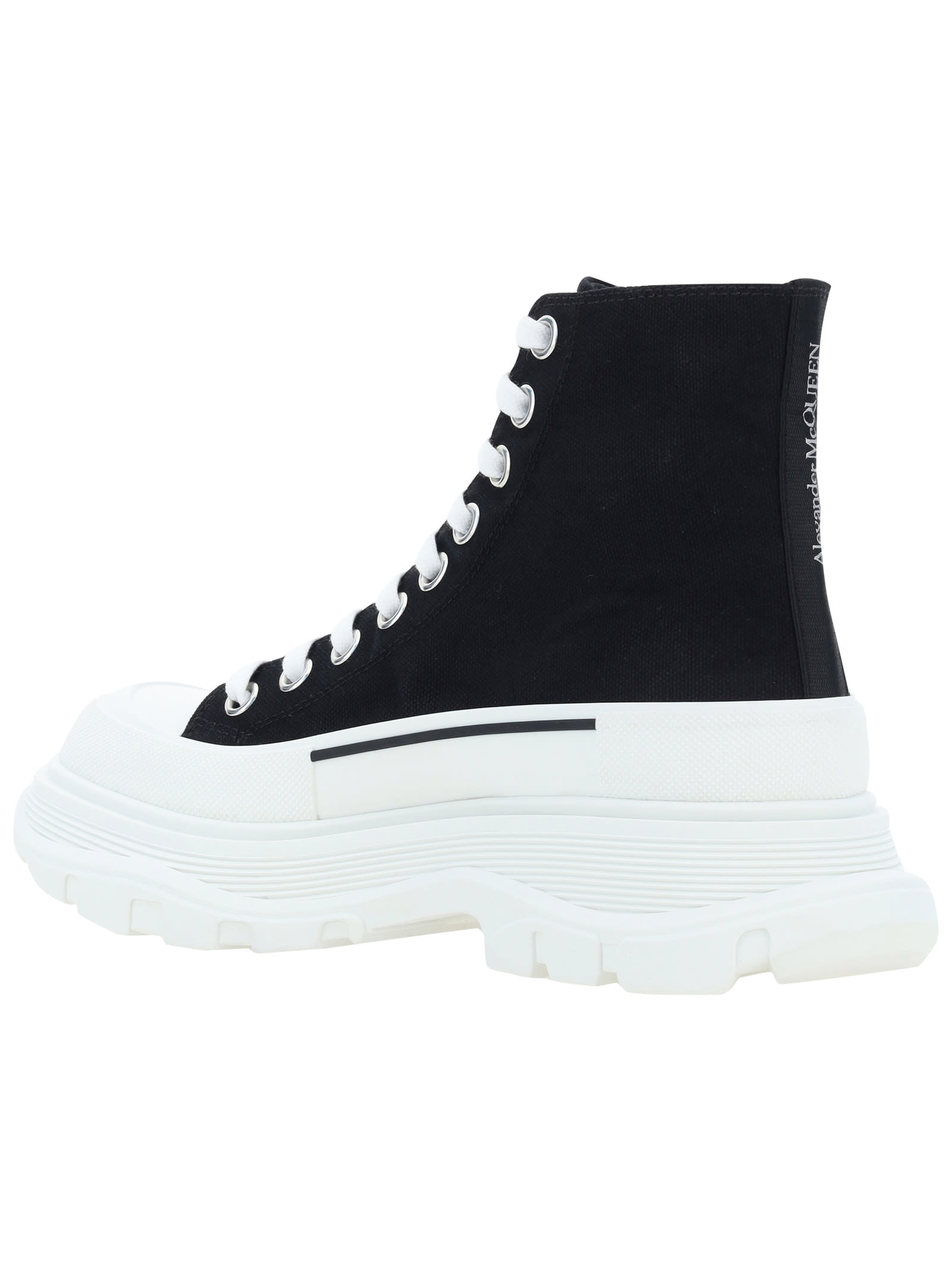Alexander Mcqueen Alexander Mc Queen Tread Slick Ankle Boots In Black/white