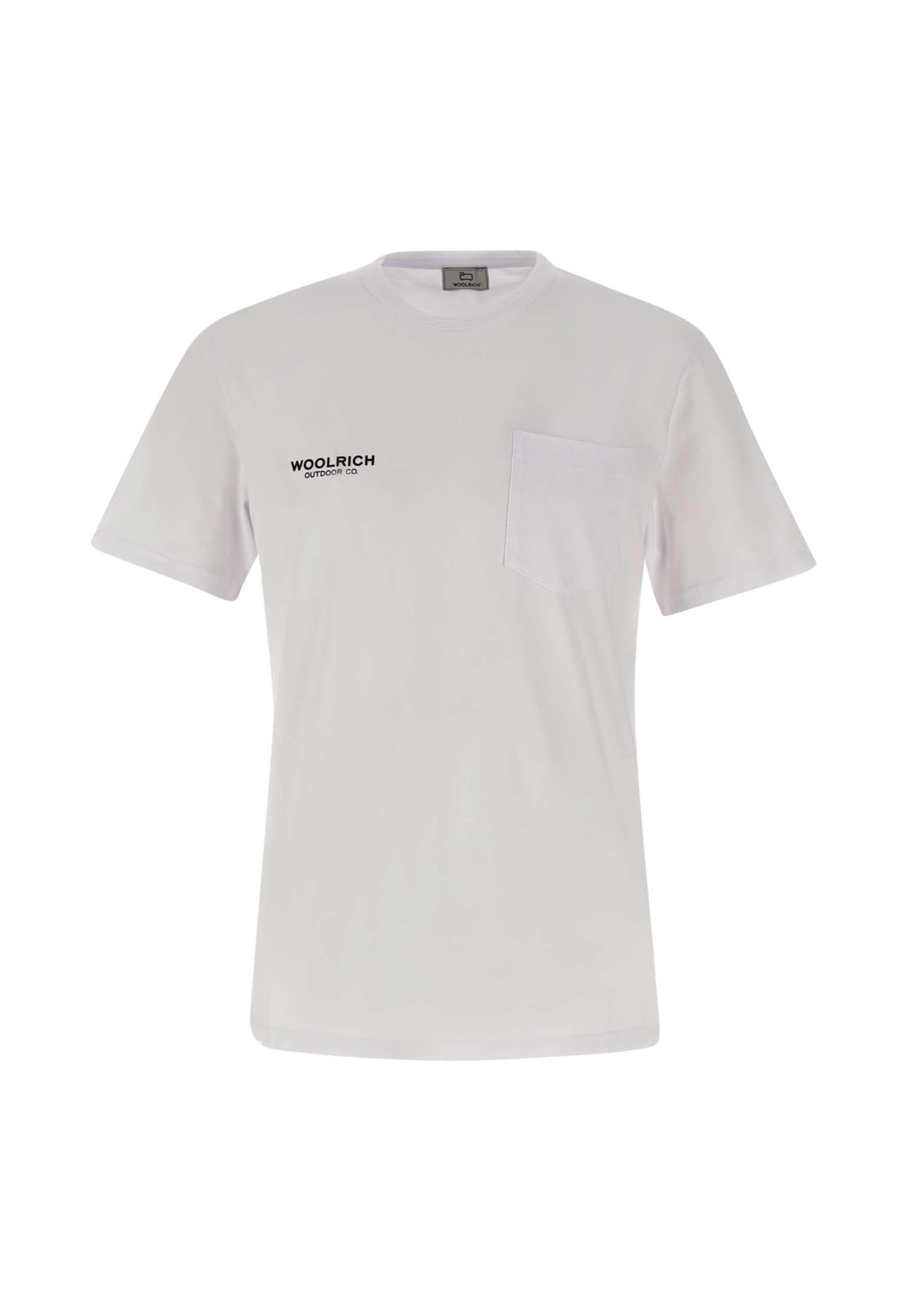 Shop Woolrich Safari Cotton T-shirt In White